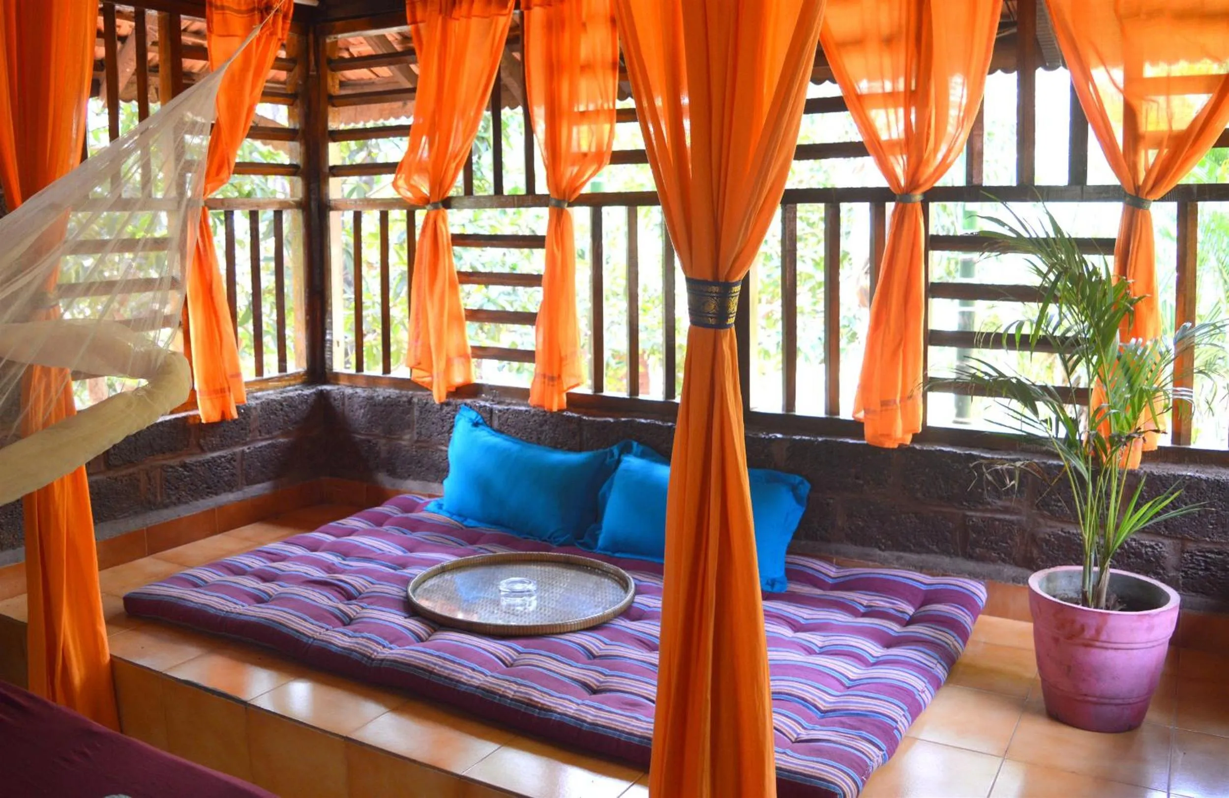 Seating area in Namaste Yoga Farm