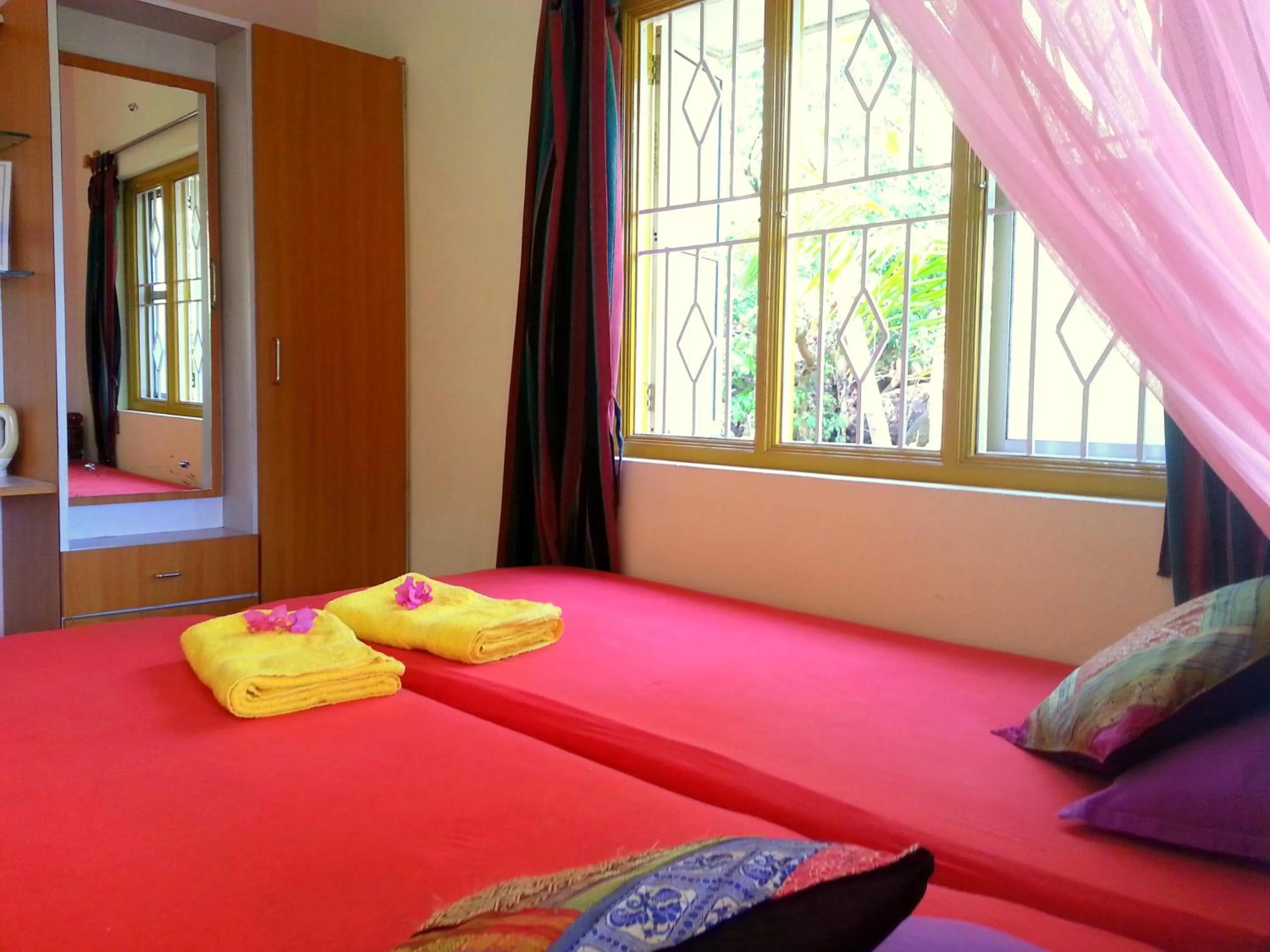 Bed in Namaste Yoga Farm