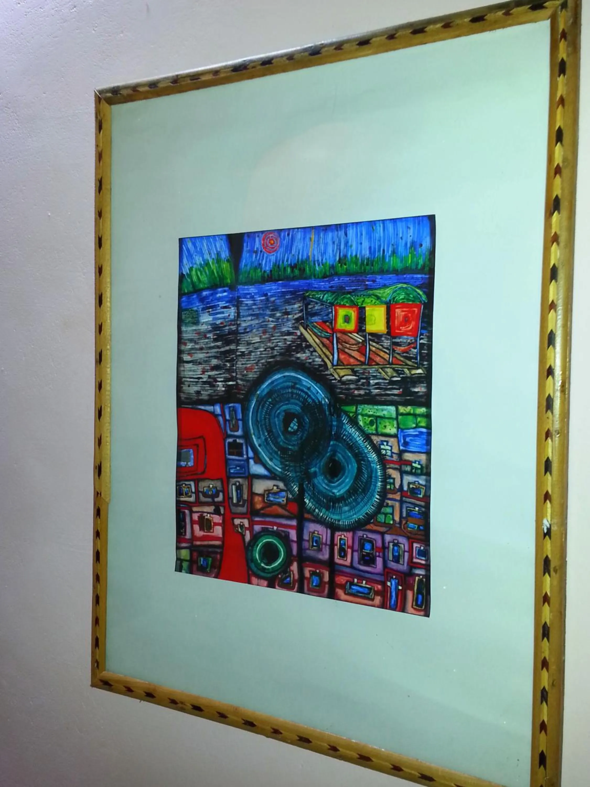 Decorative detail in Namaste Yoga Farm