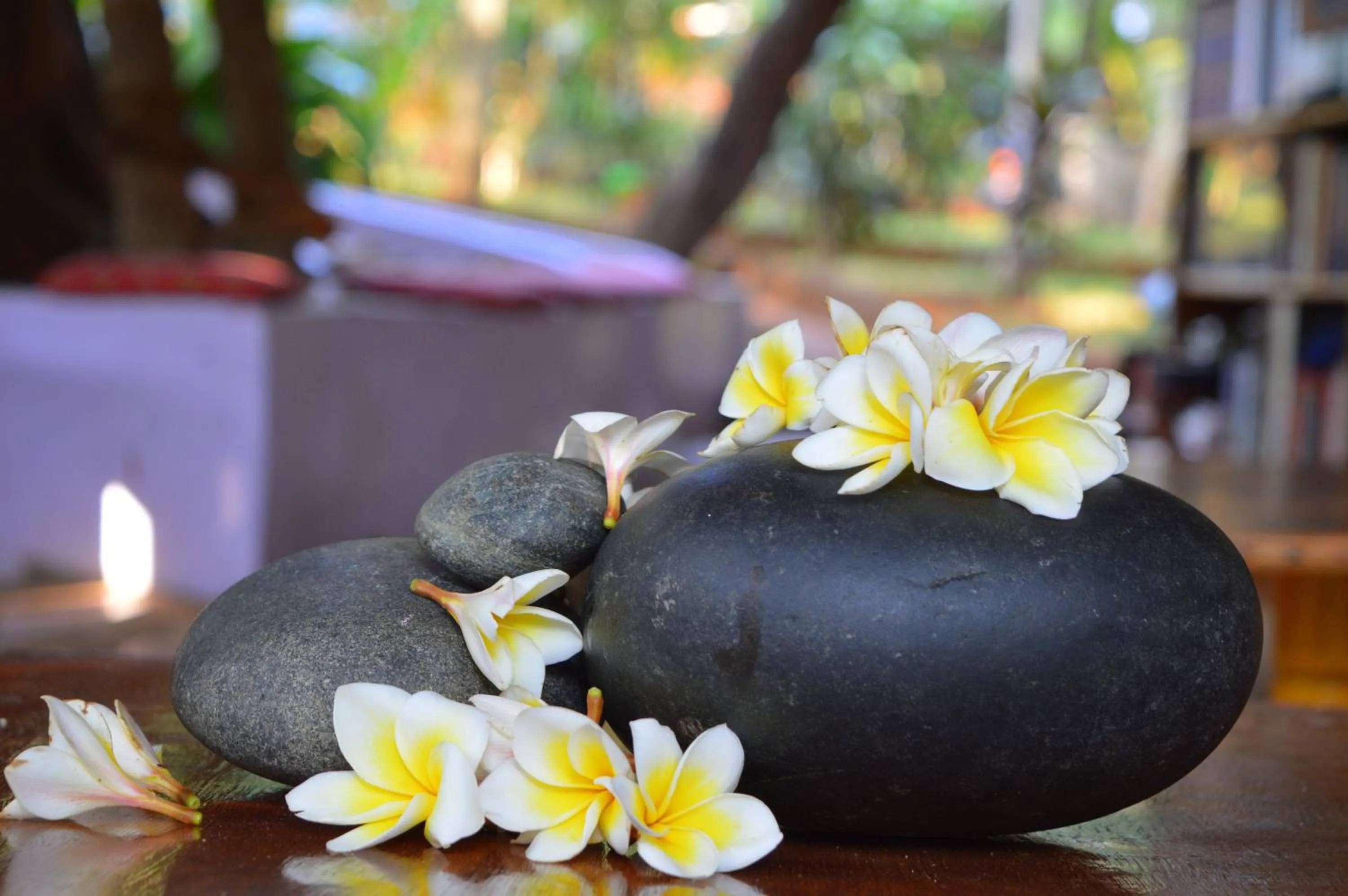 Decorative detail in Namaste Yoga Farm