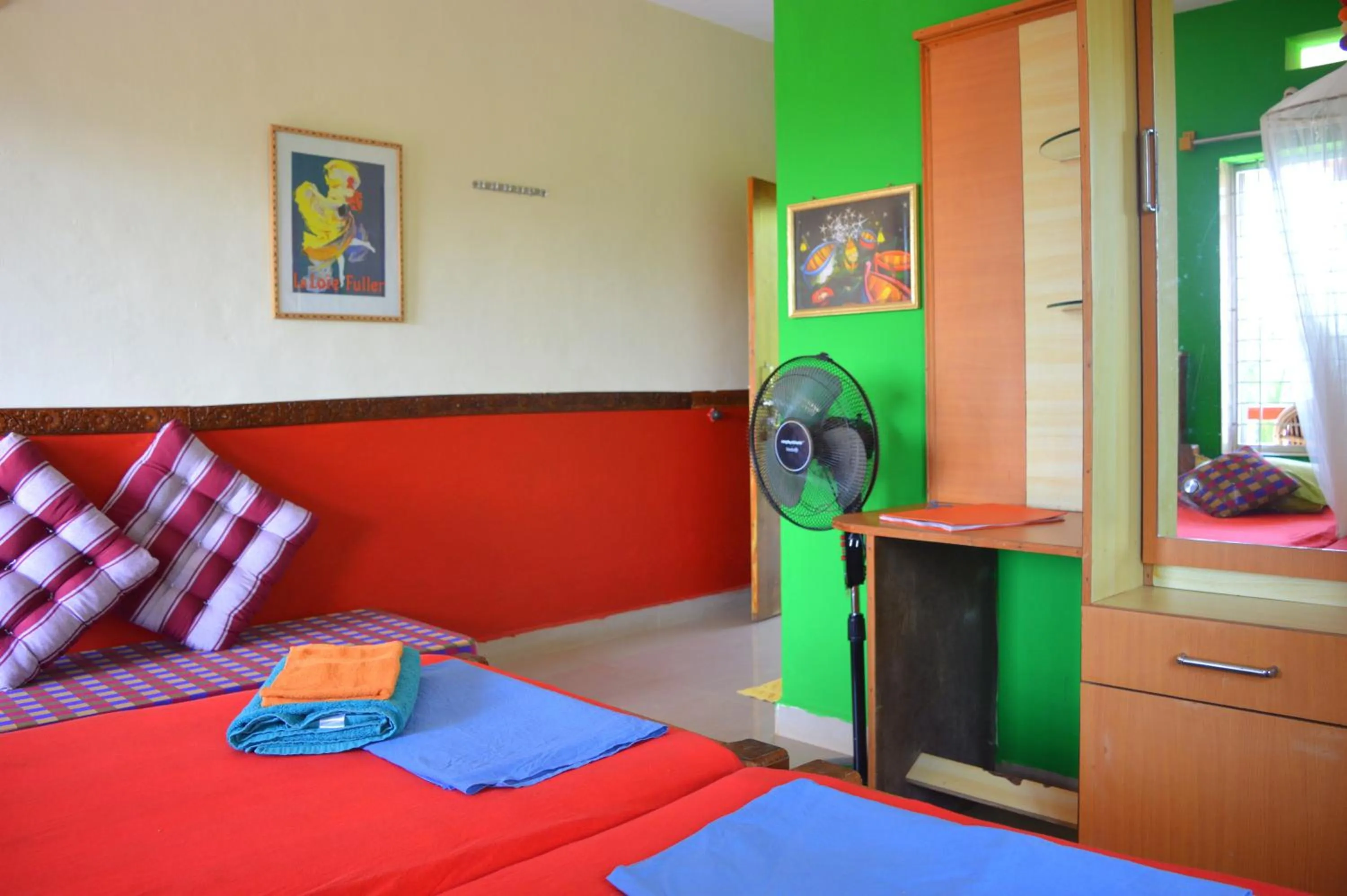 Bedroom, Bed in Namaste Yoga Farm