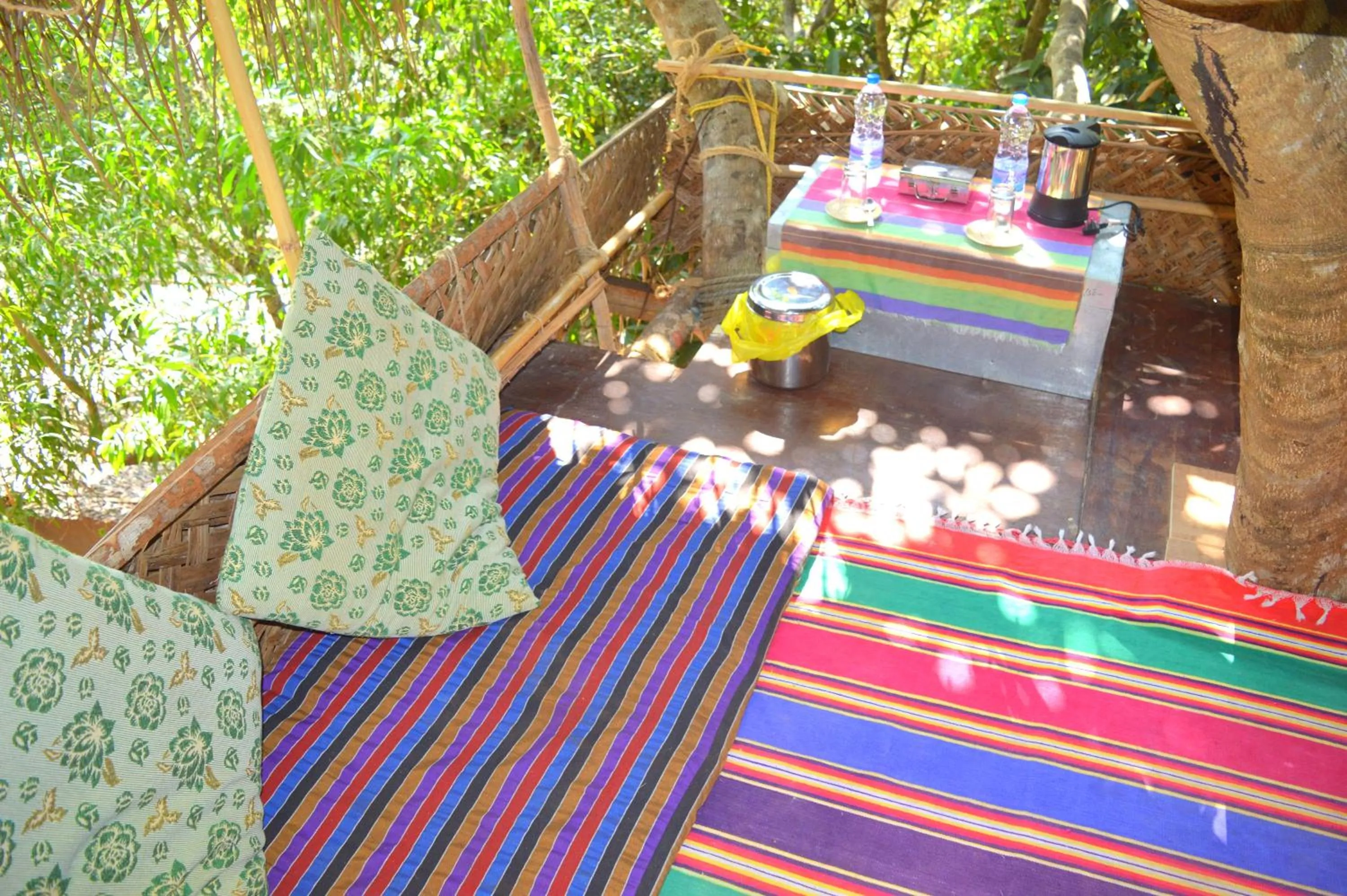 Seating area in Namaste Yoga Farm