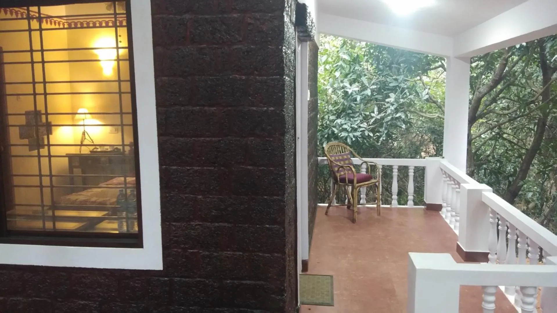 Garden view in Namaste Yoga Farm