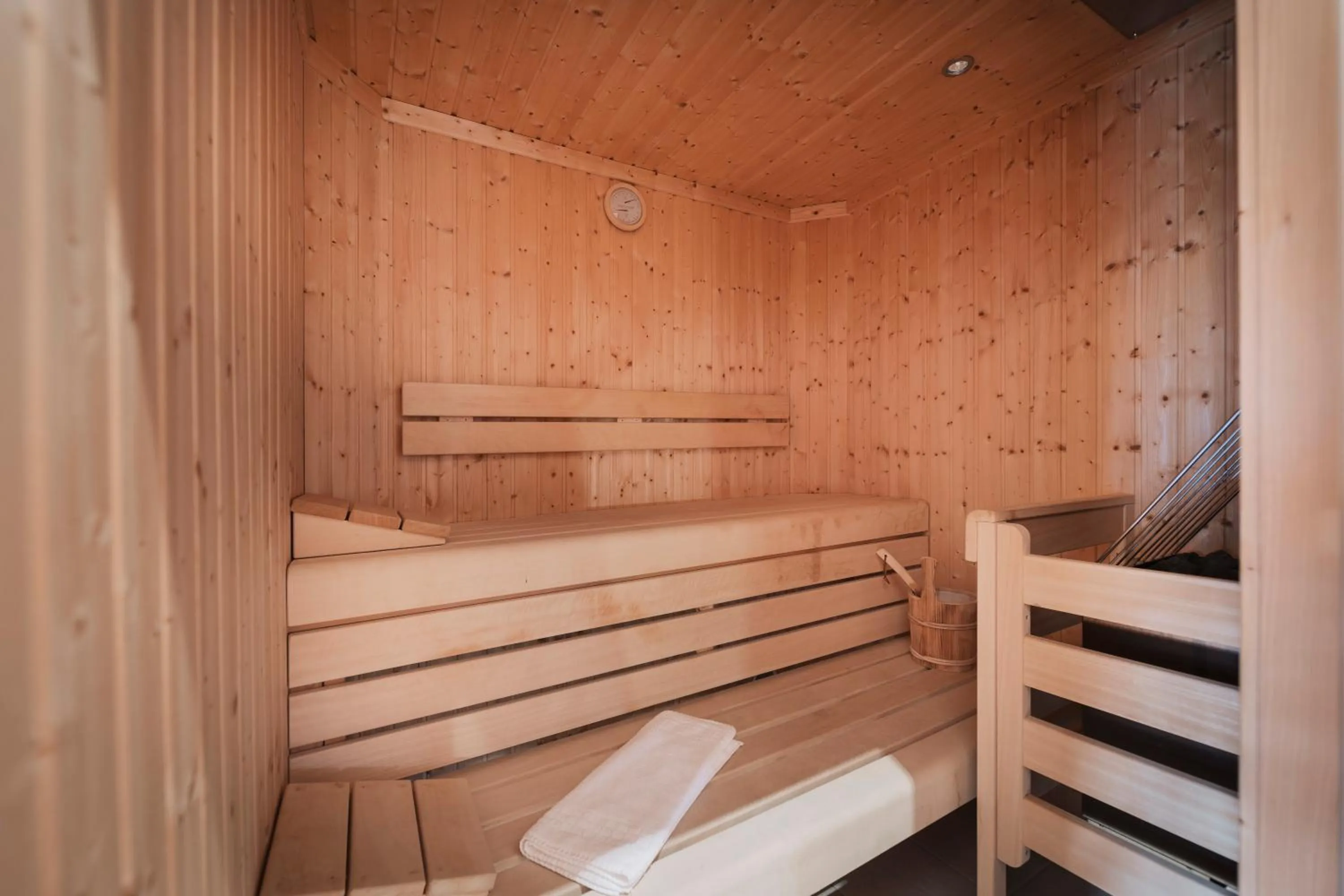 Sauna in Wellness Aparthotel Panorama Alpin - Ferienwohnungen Jerzens im Pitztal
