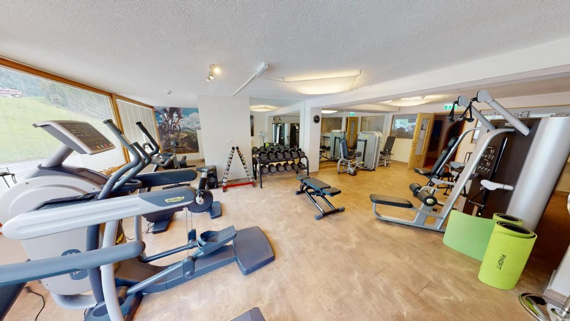 Fitness centre/facilities in Wellness Aparthotel Panorama Alpin - Ferienwohnungen Jerzens im Pitztal