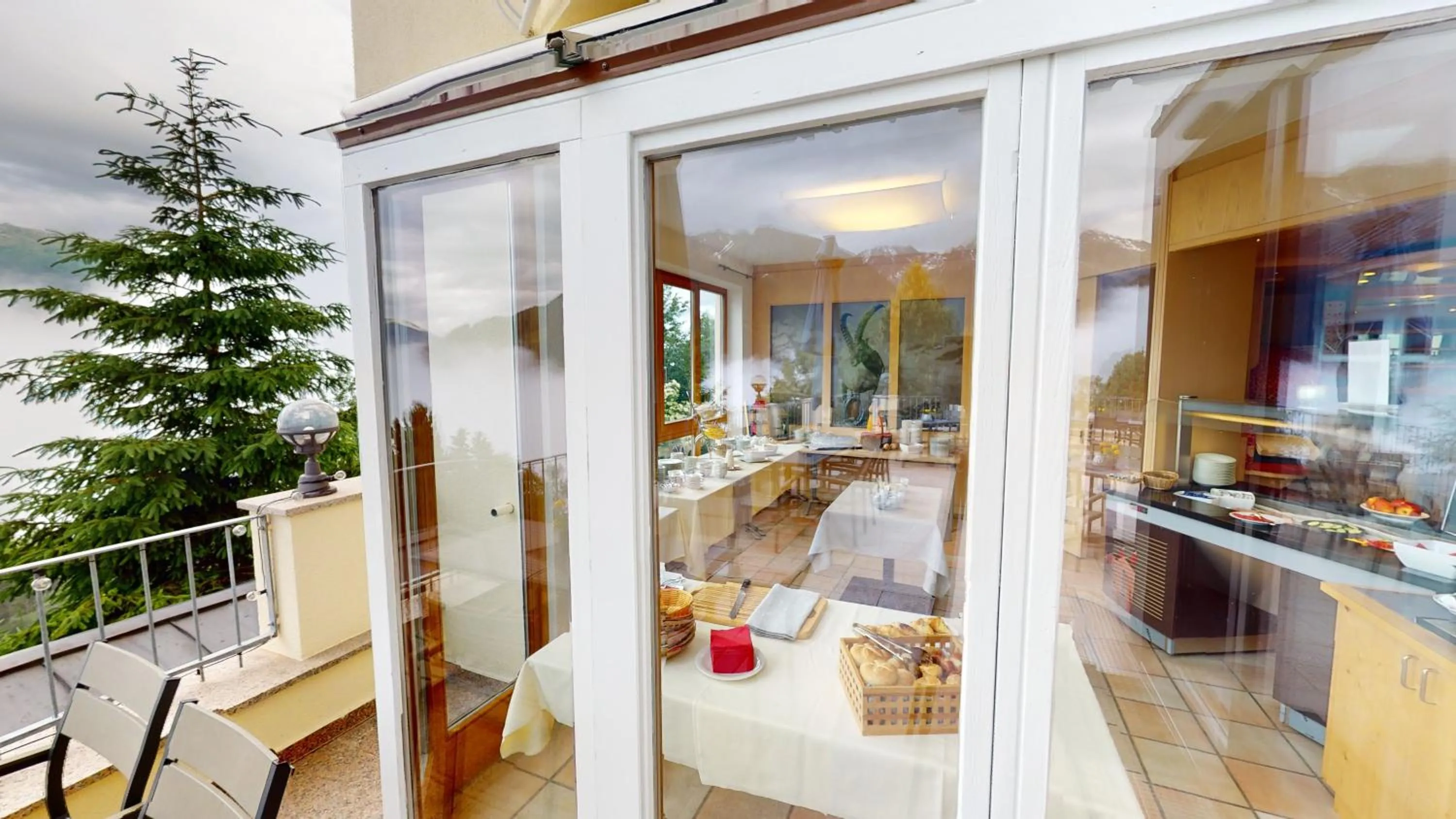 Balcony/Terrace in Wellness Aparthotel Panorama Alpin - Ferienwohnungen Jerzens im Pitztal