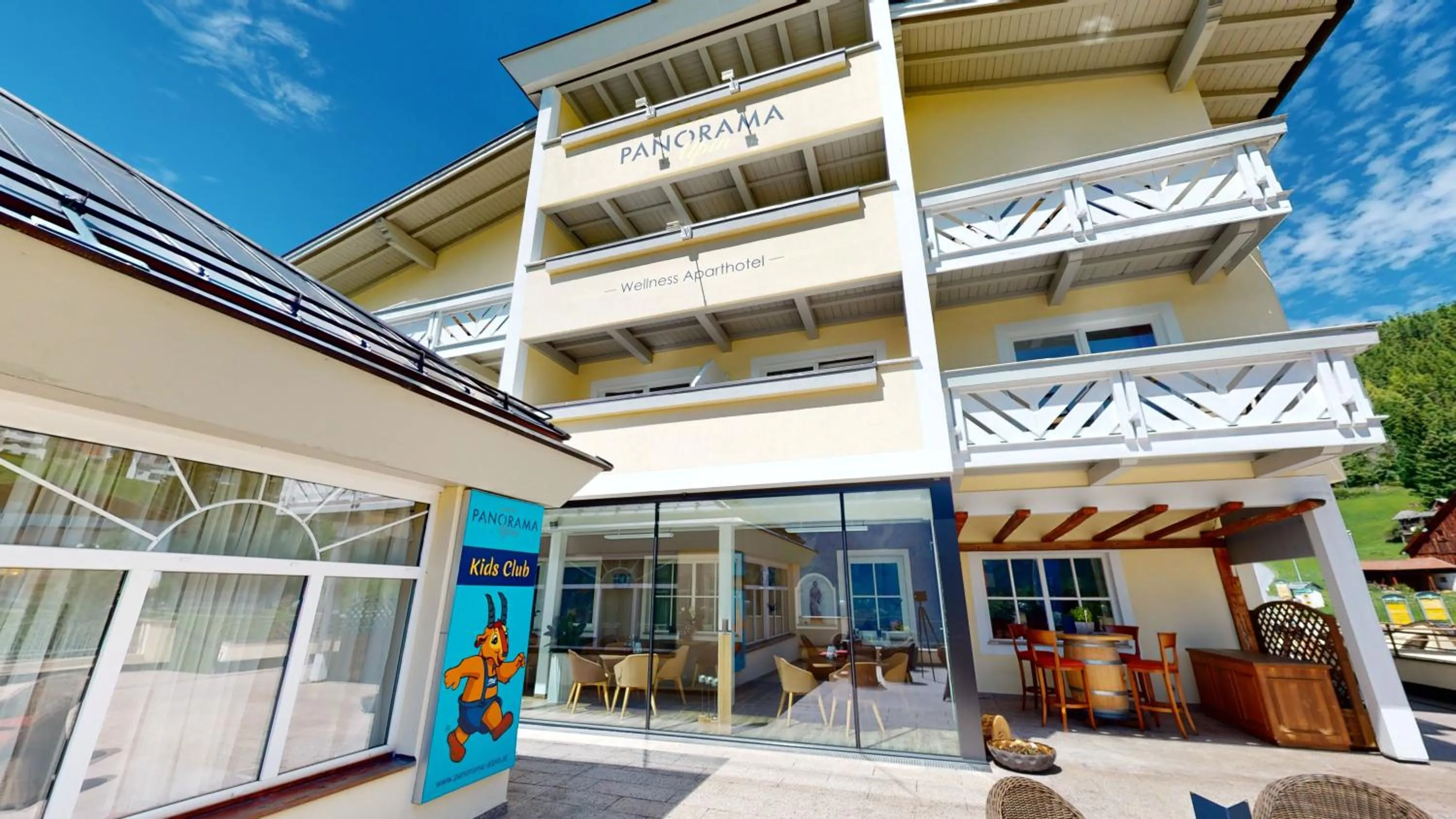 Balcony/Terrace in Wellness Aparthotel Panorama Alpin - Ferienwohnungen Jerzens im Pitztal