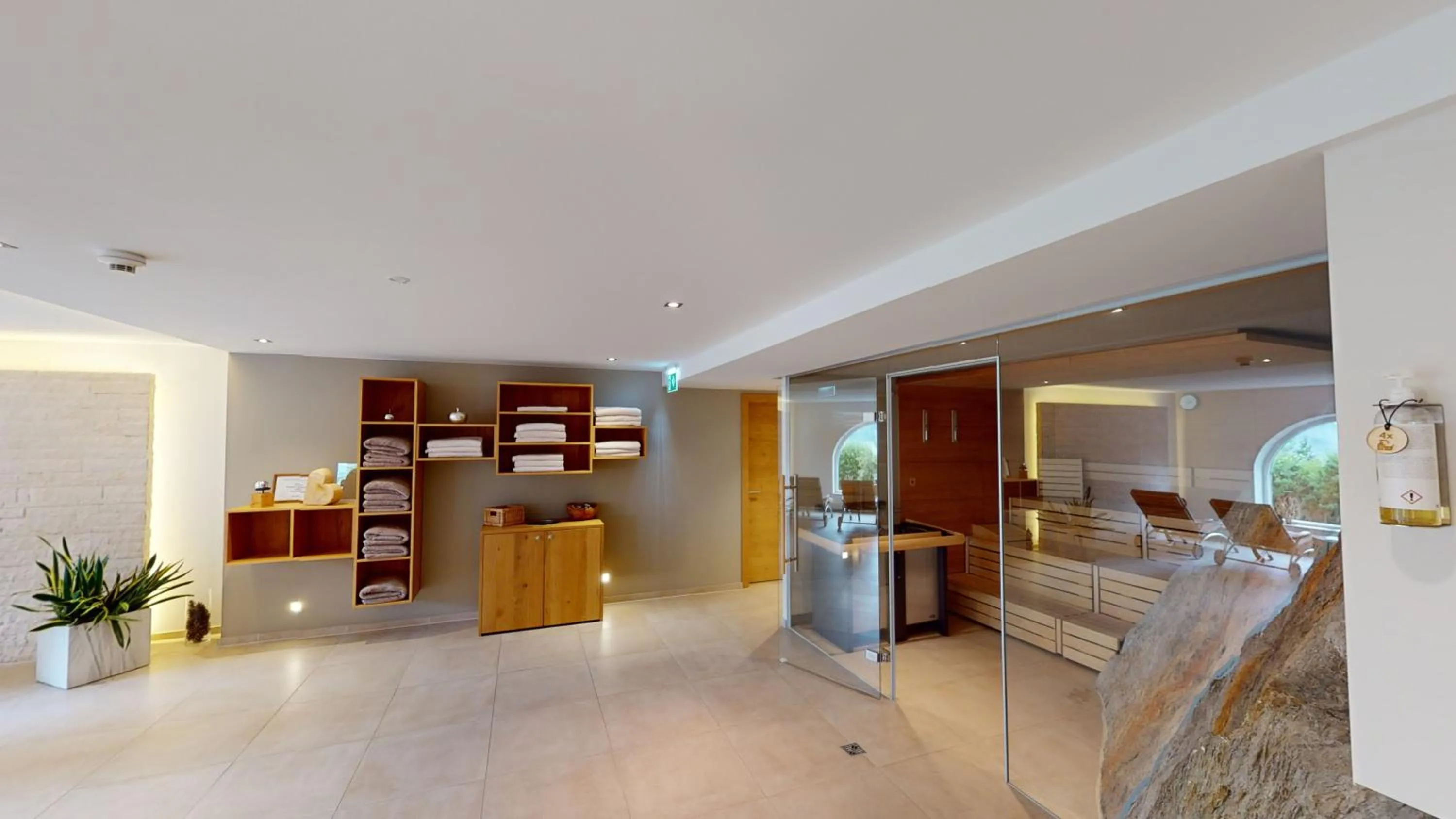 Sauna in Wellness Aparthotel Panorama Alpin - Ferienwohnungen Jerzens im Pitztal