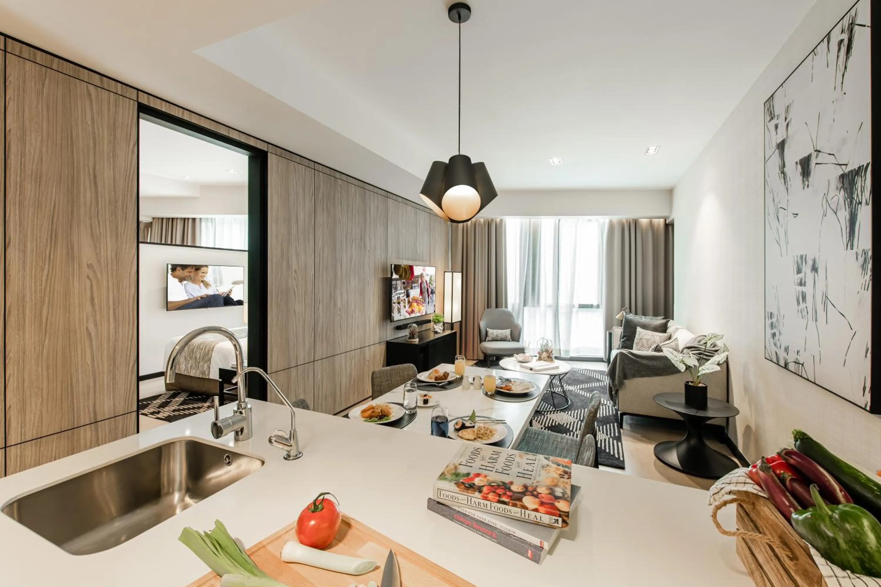 Living room in Ascott Star KLCC Kuala Lumpur