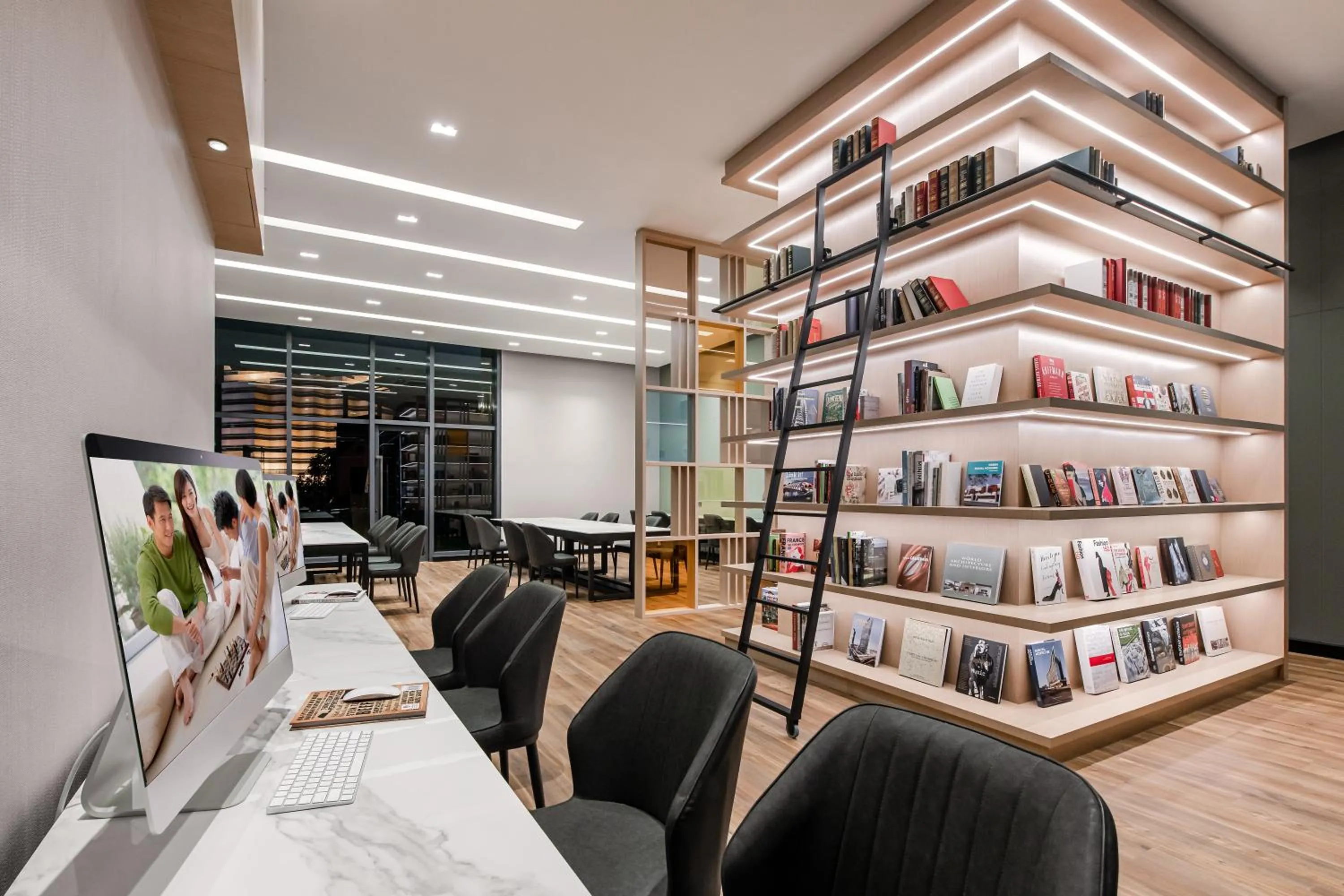 Communal lounge/ TV room in Ascott Star KLCC Kuala Lumpur