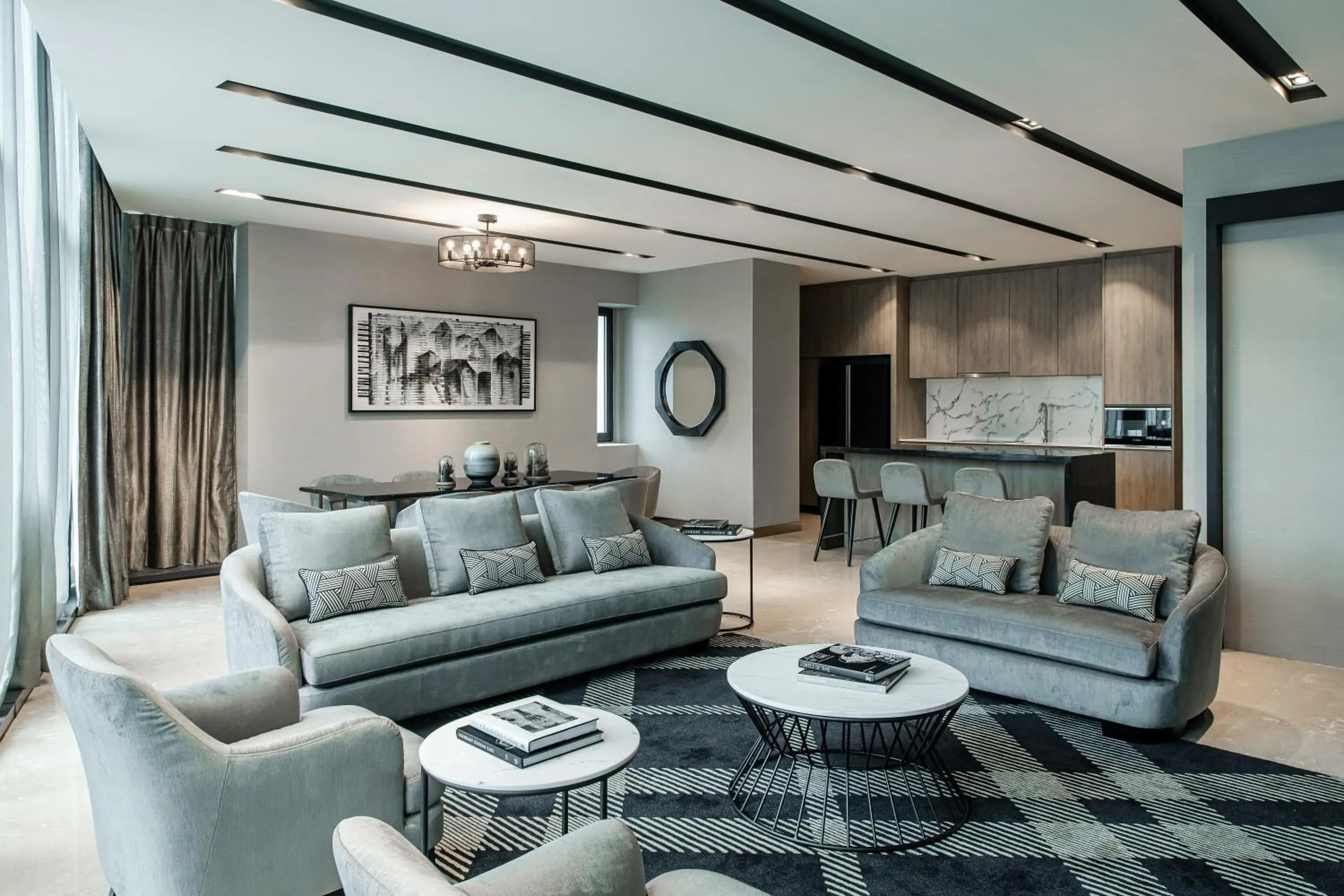 Communal lounge/ TV room in Ascott Star KLCC Kuala Lumpur