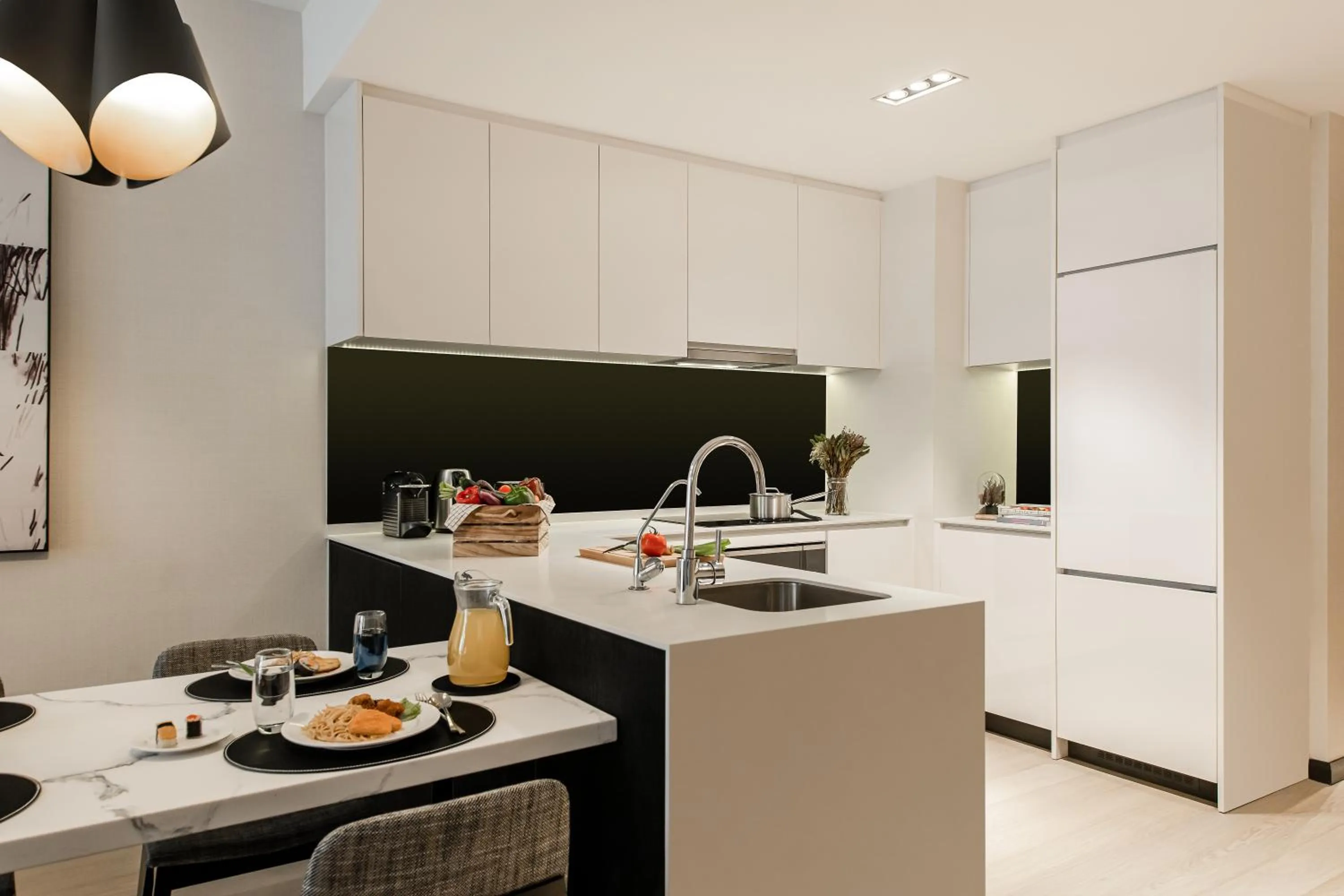 Kitchen or kitchenette in Ascott Star KLCC Kuala Lumpur