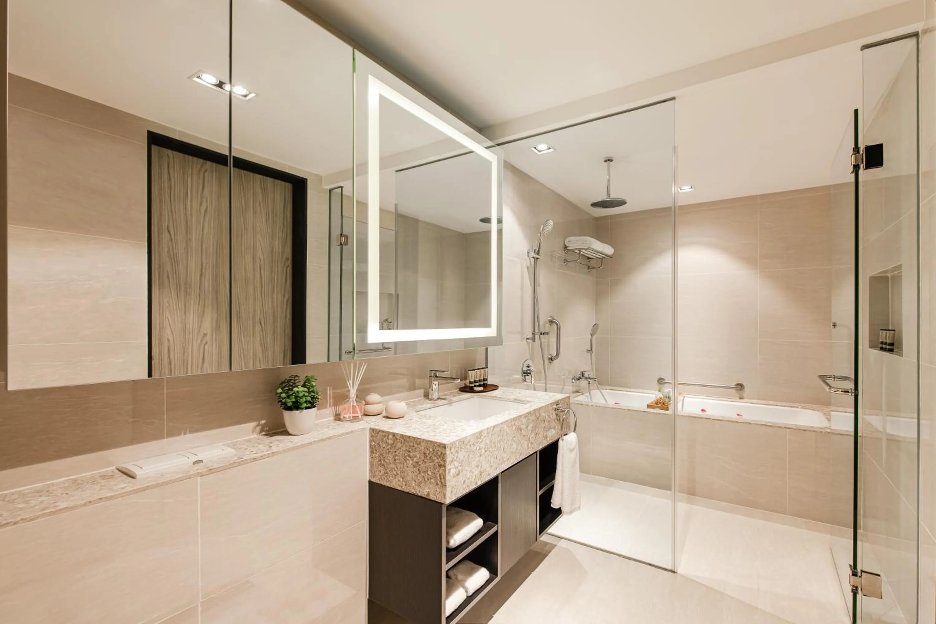 Bathroom in Ascott Star KLCC Kuala Lumpur