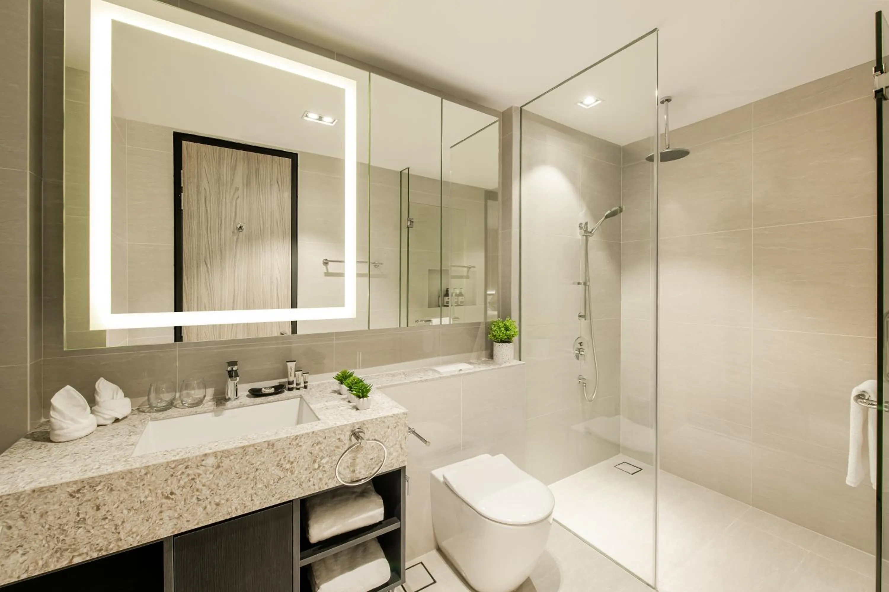 Bathroom in Ascott Star KLCC Kuala Lumpur