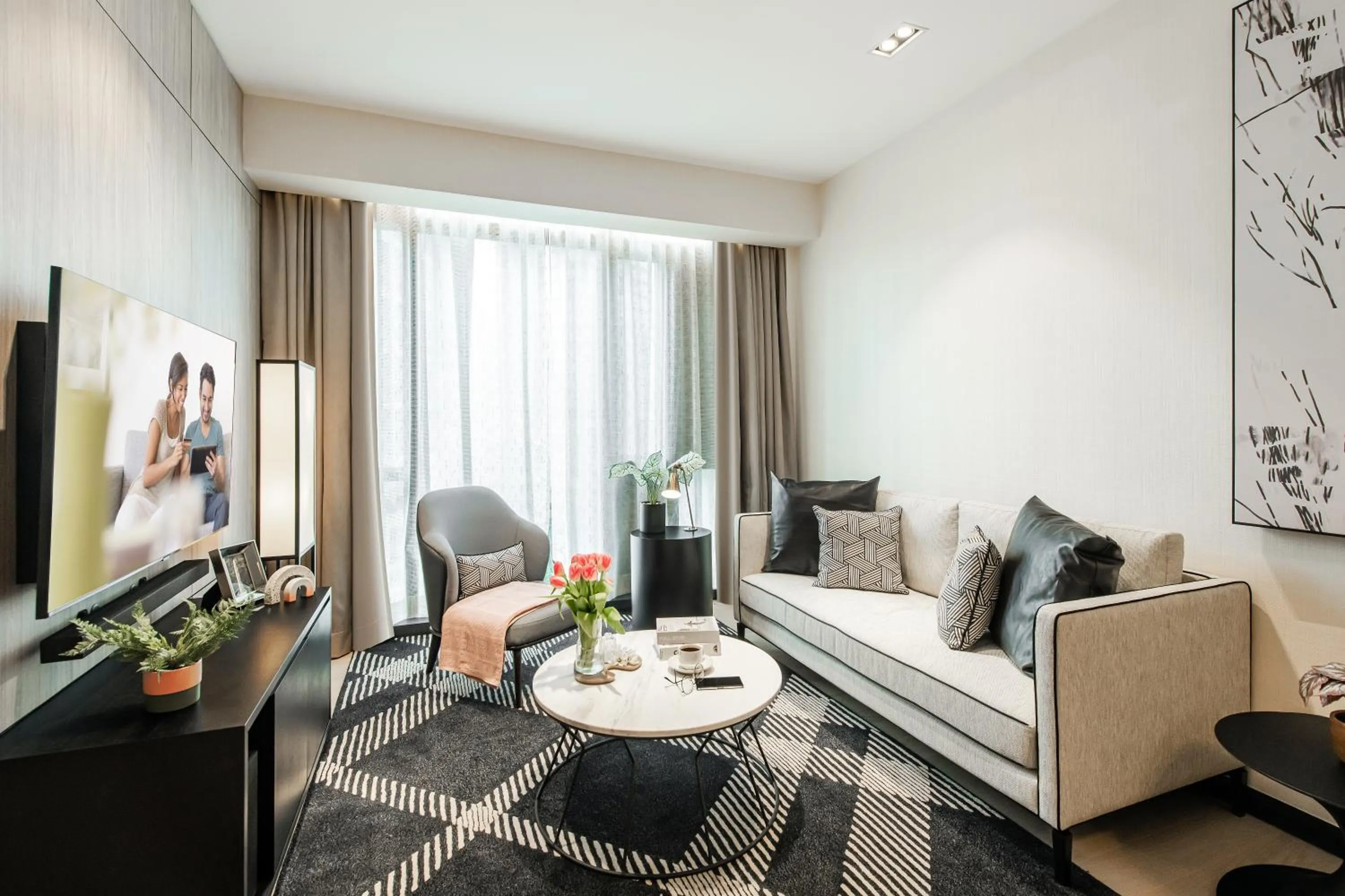 Living room in Ascott Star KLCC Kuala Lumpur