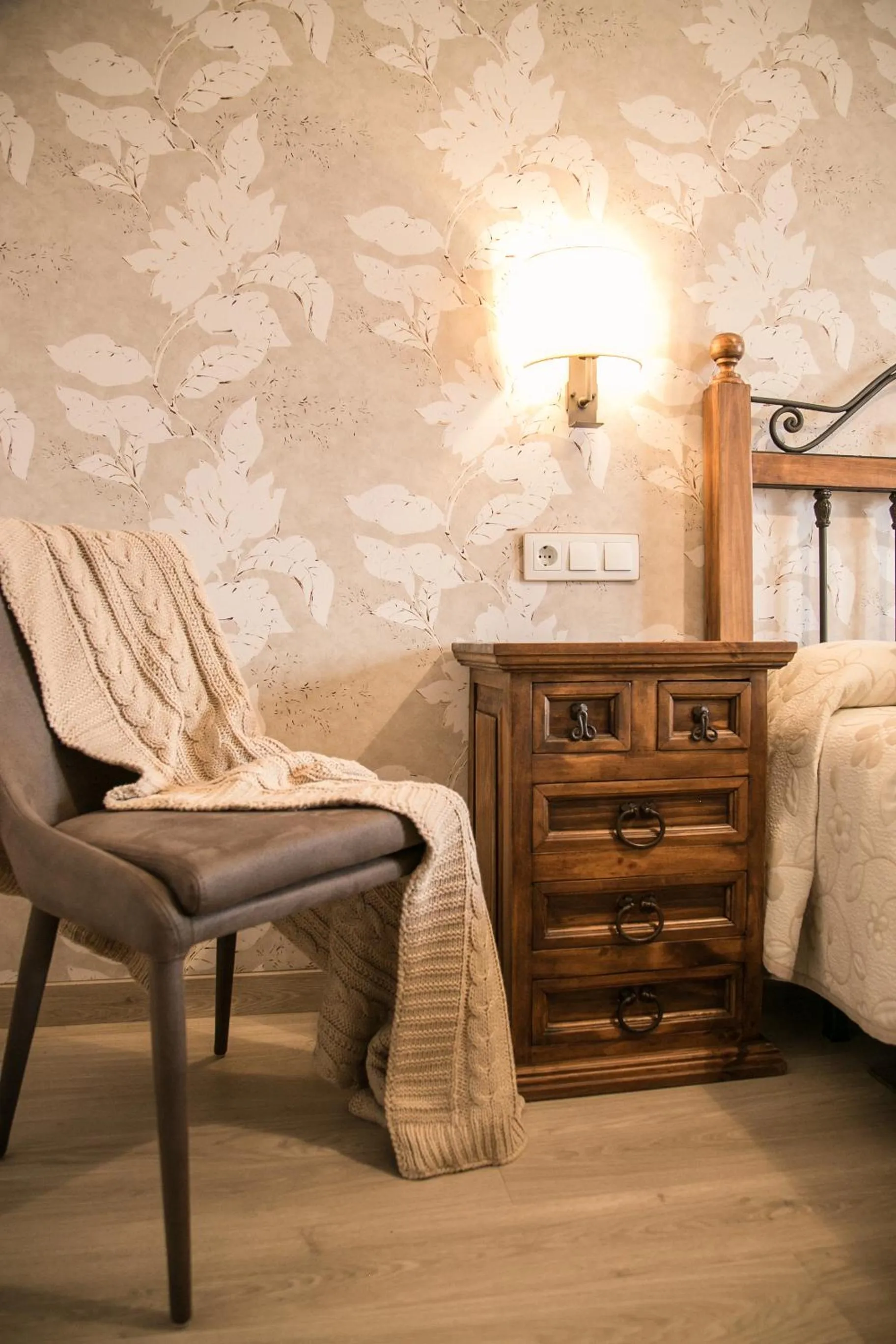 Decorative detail, Bed in Quintanares