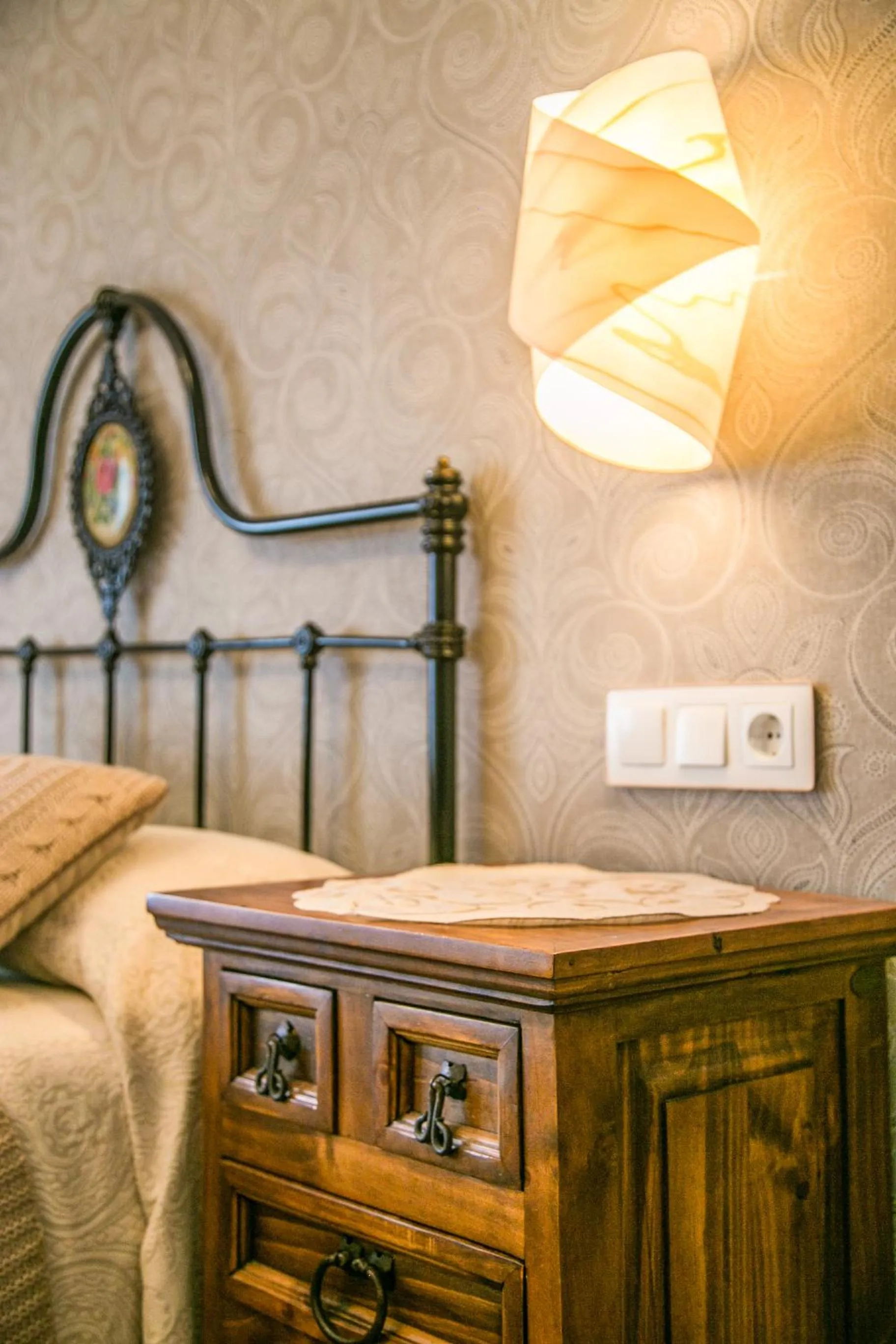 Decorative detail, Bed in Quintanares