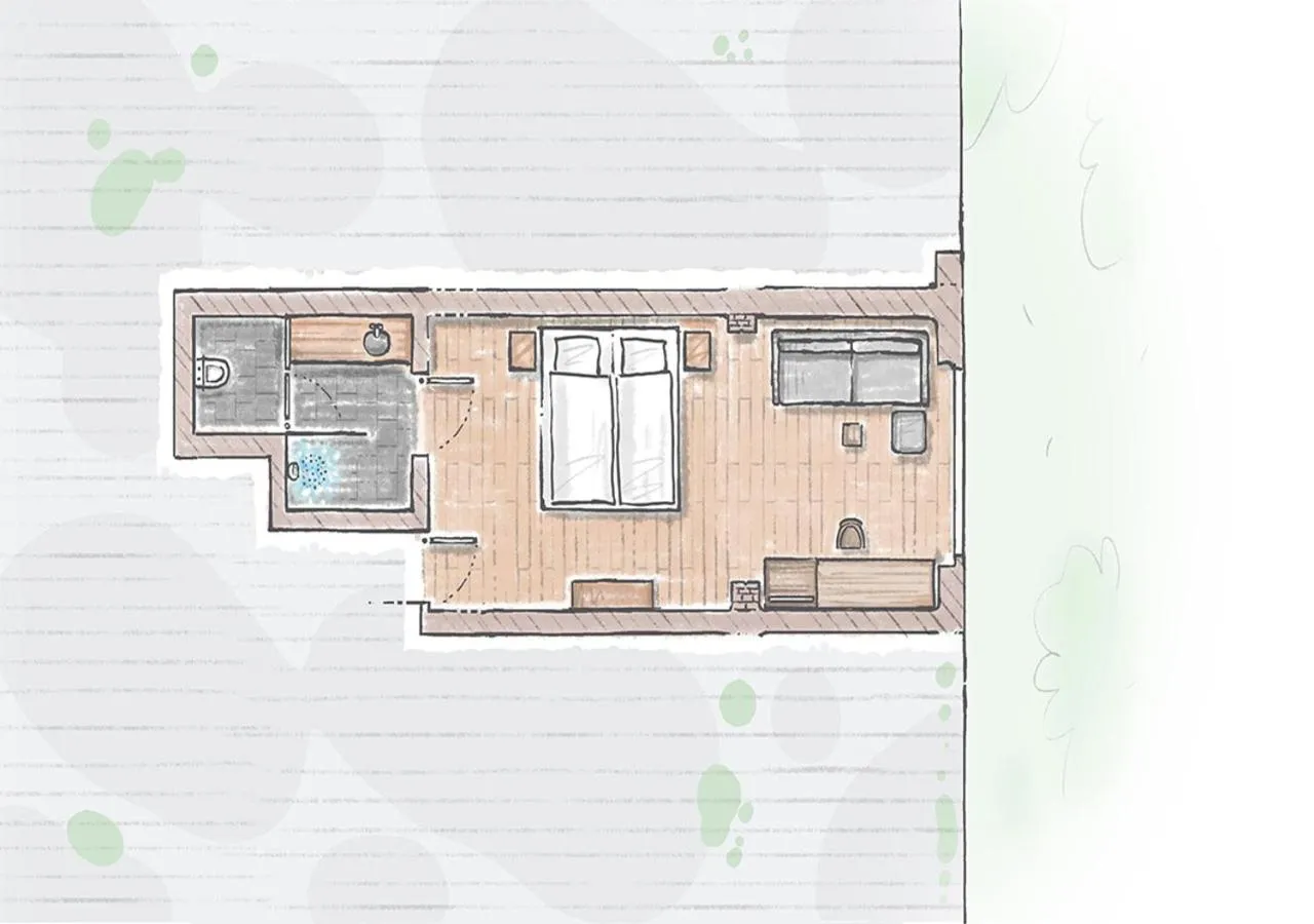 Floor plan in Hotel Land Gut Höhne