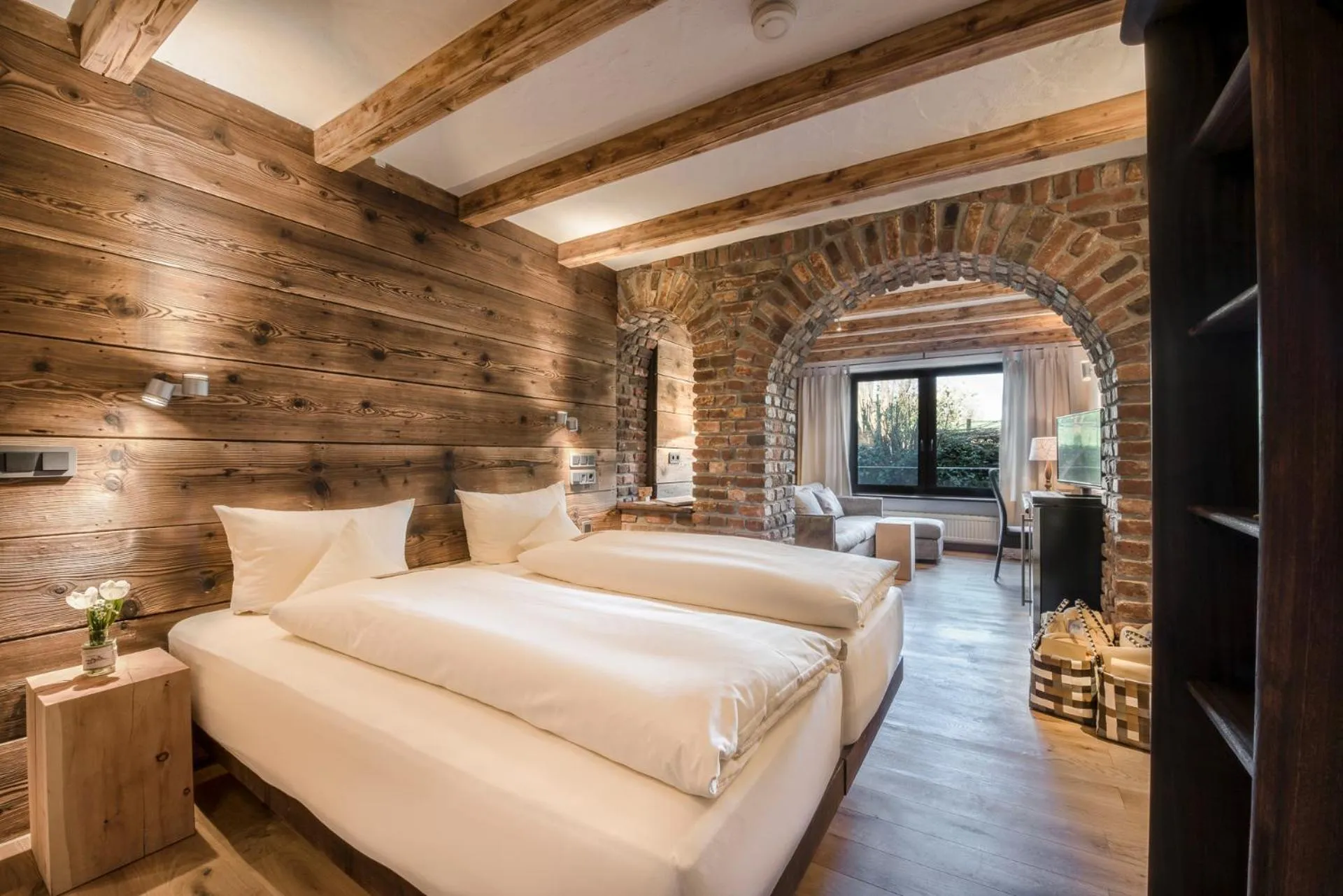 Photo of the whole room, Bed in Hotel Land Gut Höhne