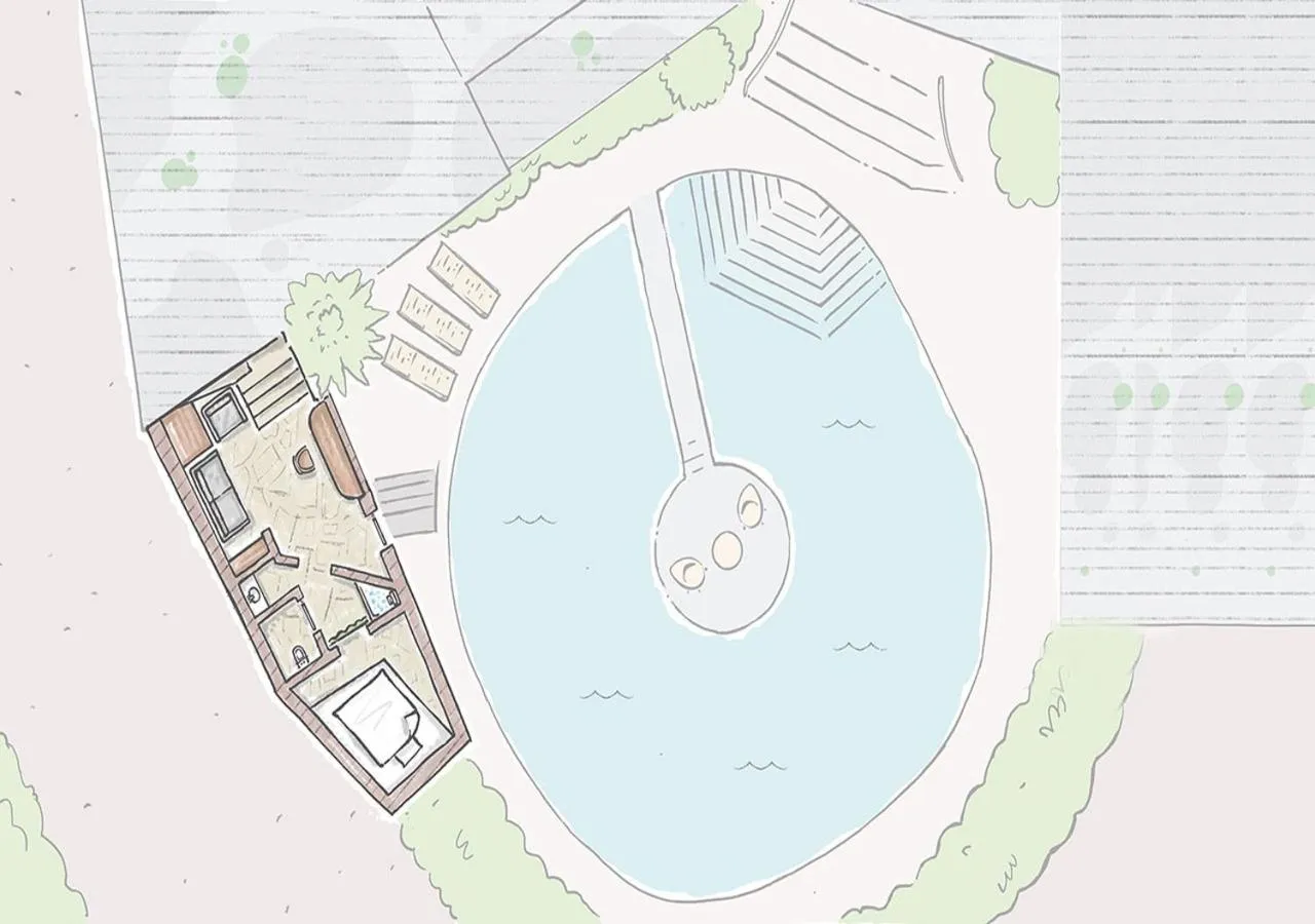 Floor plan in Hotel Land Gut Höhne