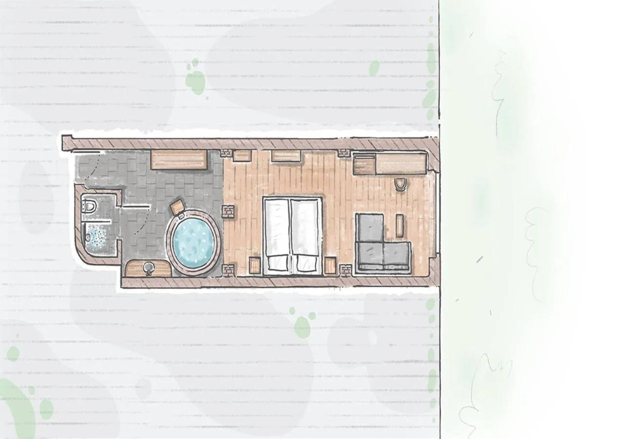 Floor plan in Hotel Land Gut Höhne