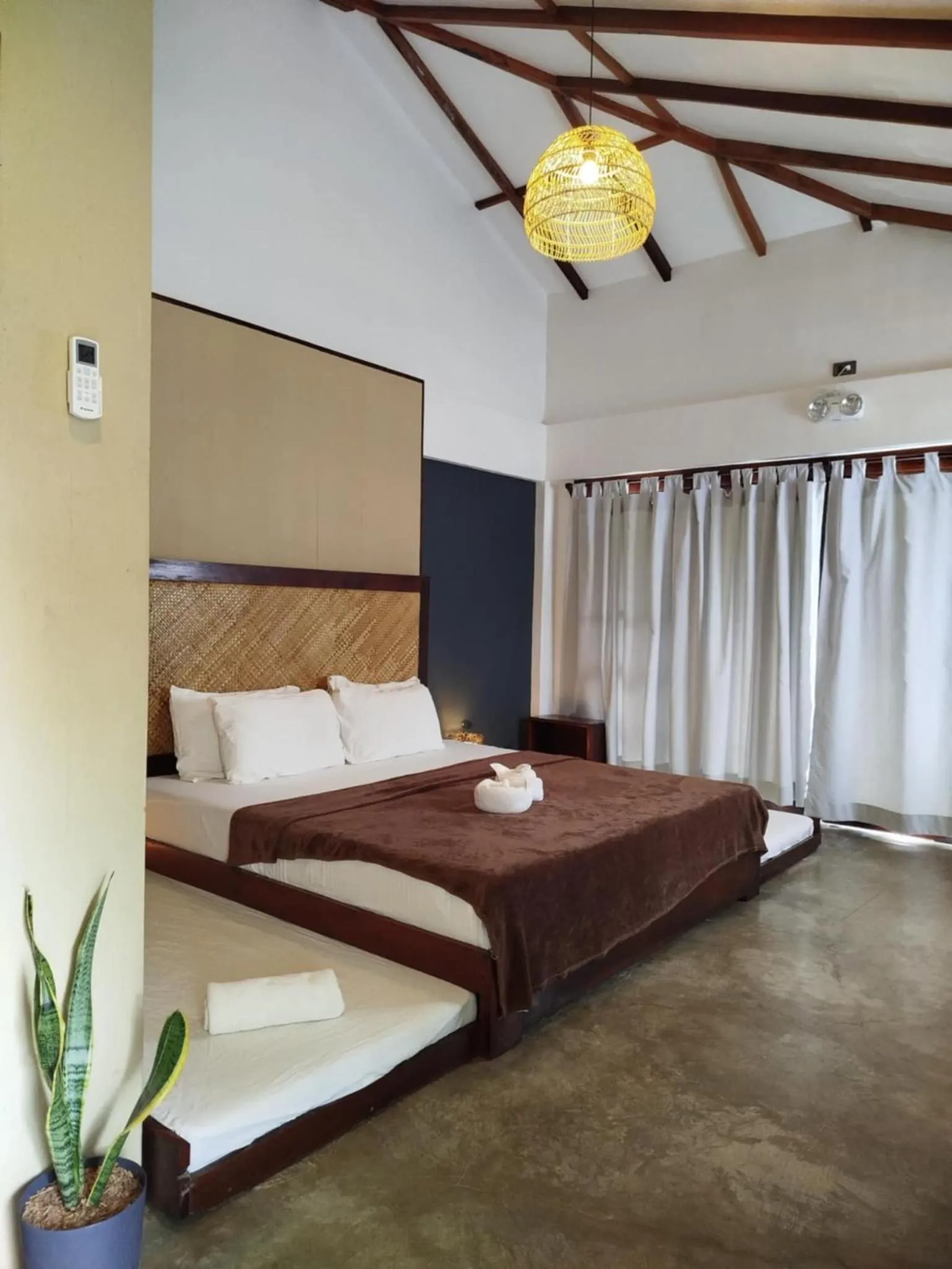 Bedroom, Bed in Lagkaw Siargao Villas