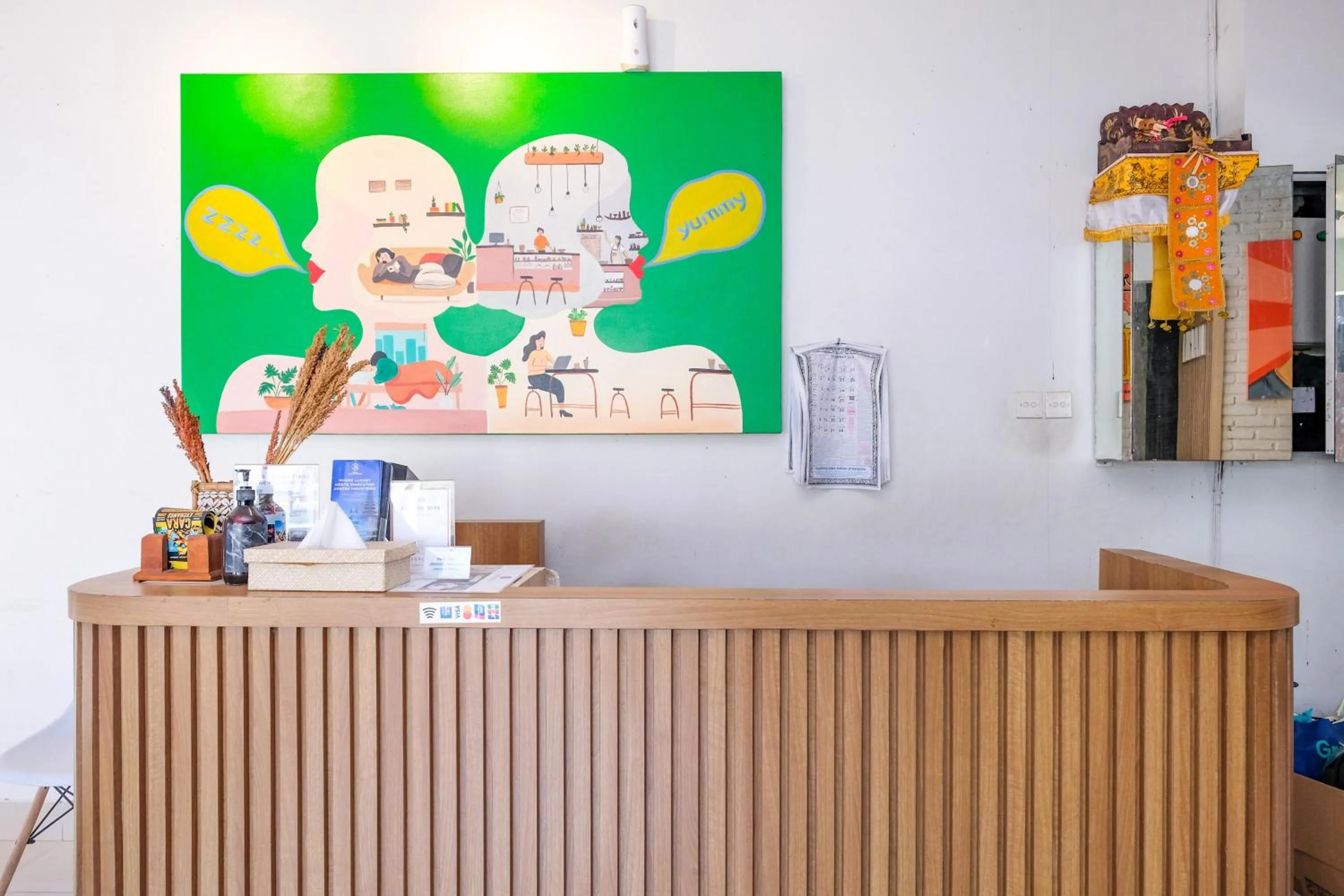 Lobby or reception in Lega Legi Town House Seminyak by The Lavana