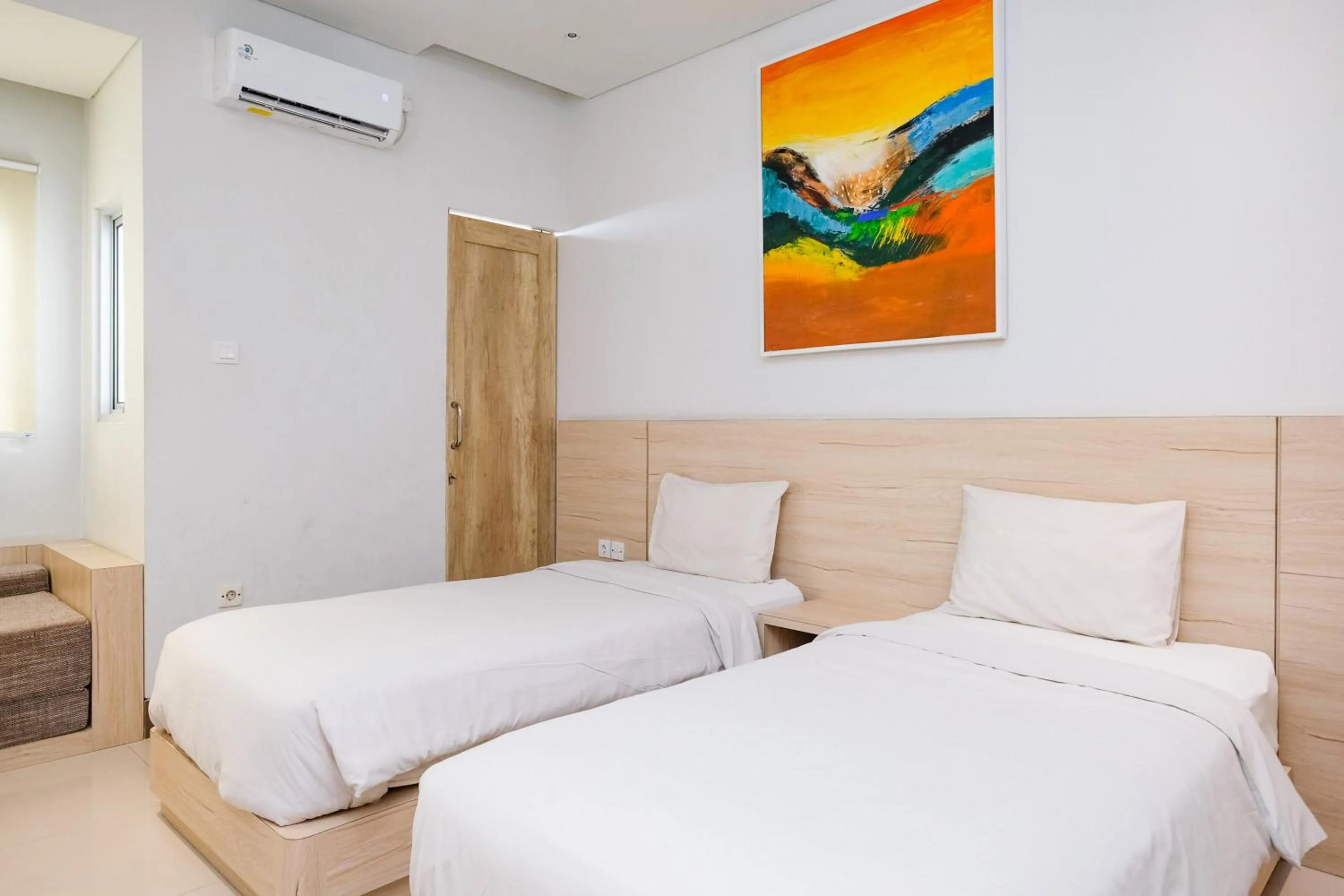 Bedroom, Bed in Lega Legi Town House Seminyak by The Lavana
