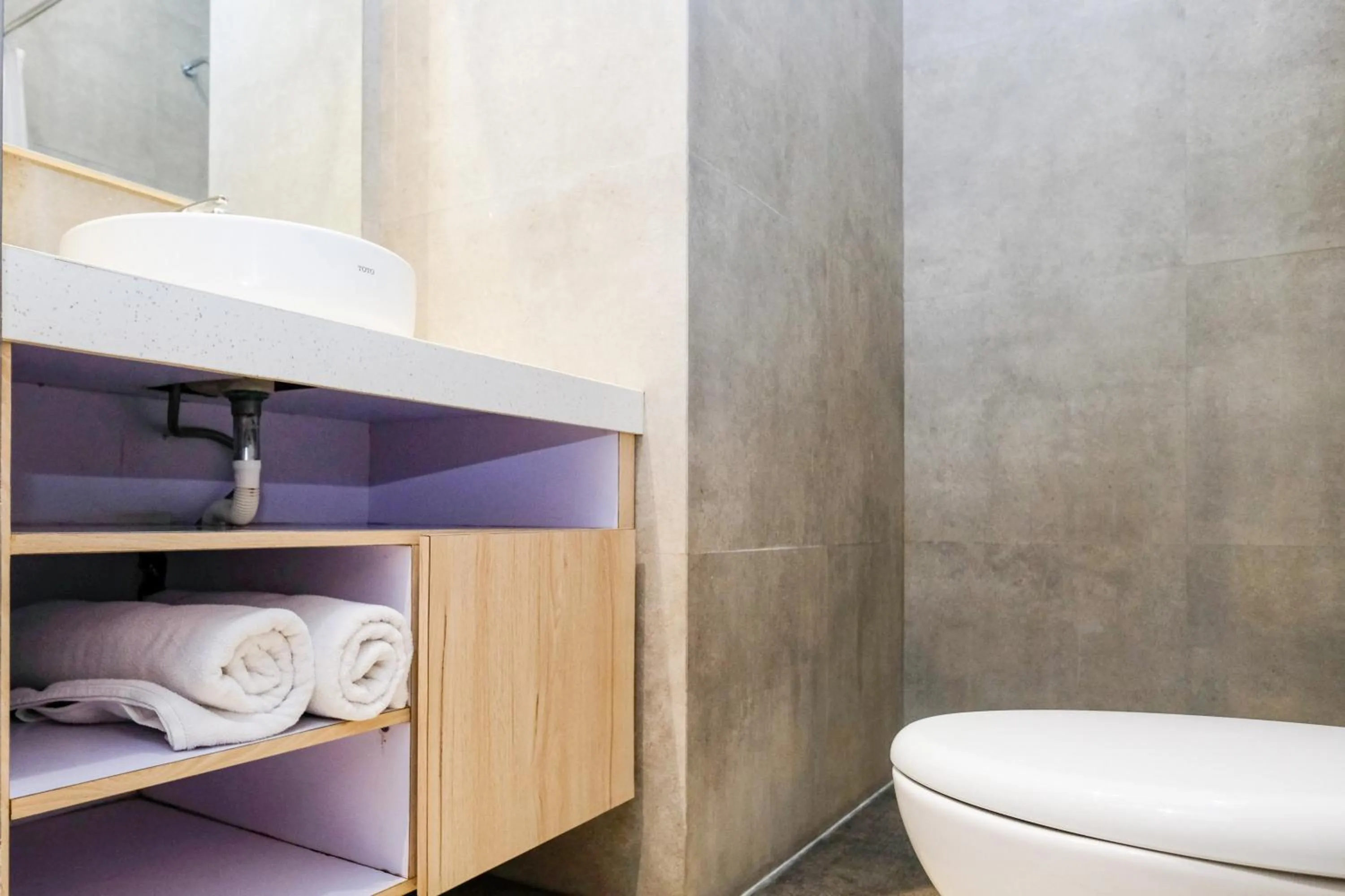 Bathroom in Lega Legi Town House Seminyak by The Lavana