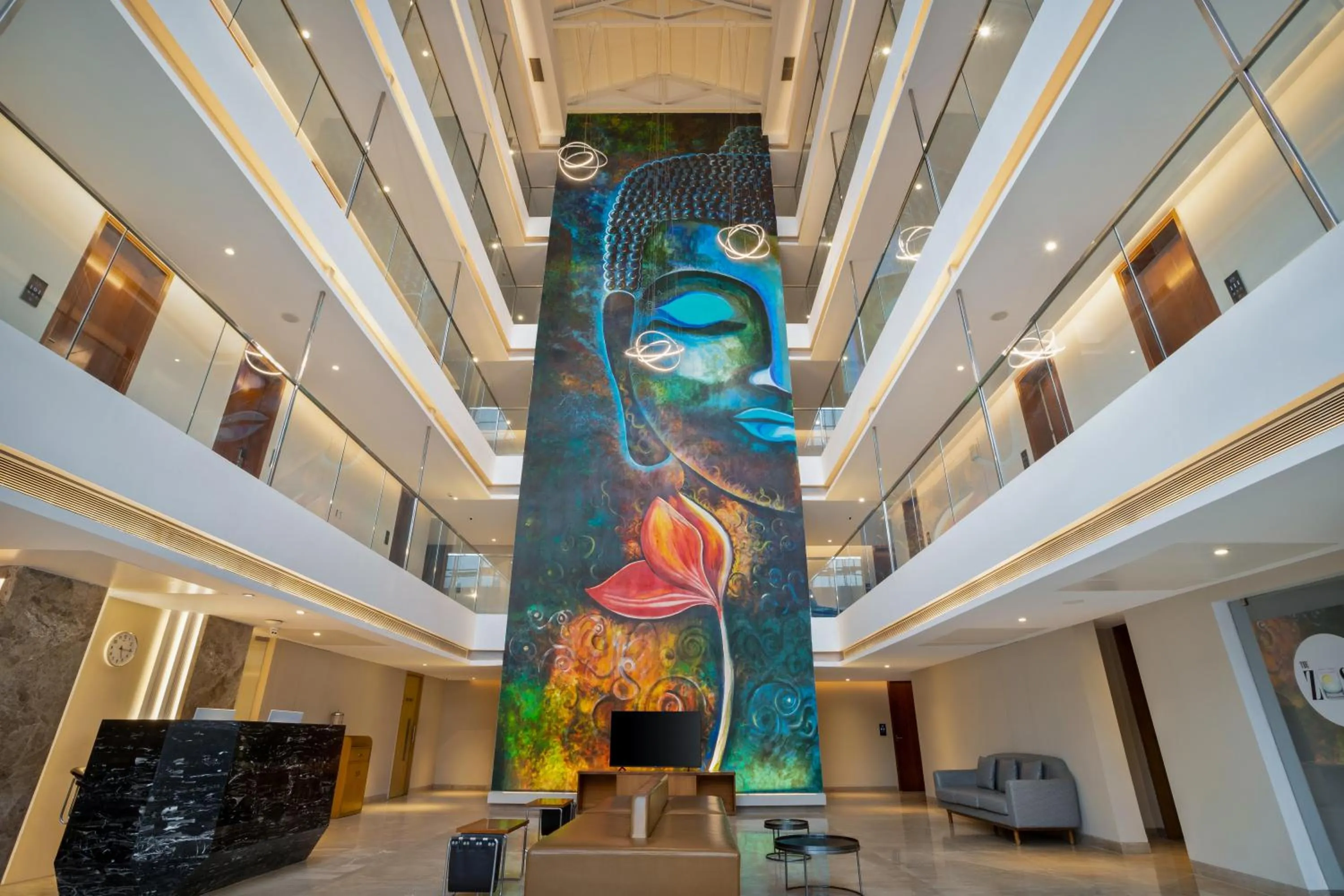 Lobby or reception in De Mandarin Hotel Goa