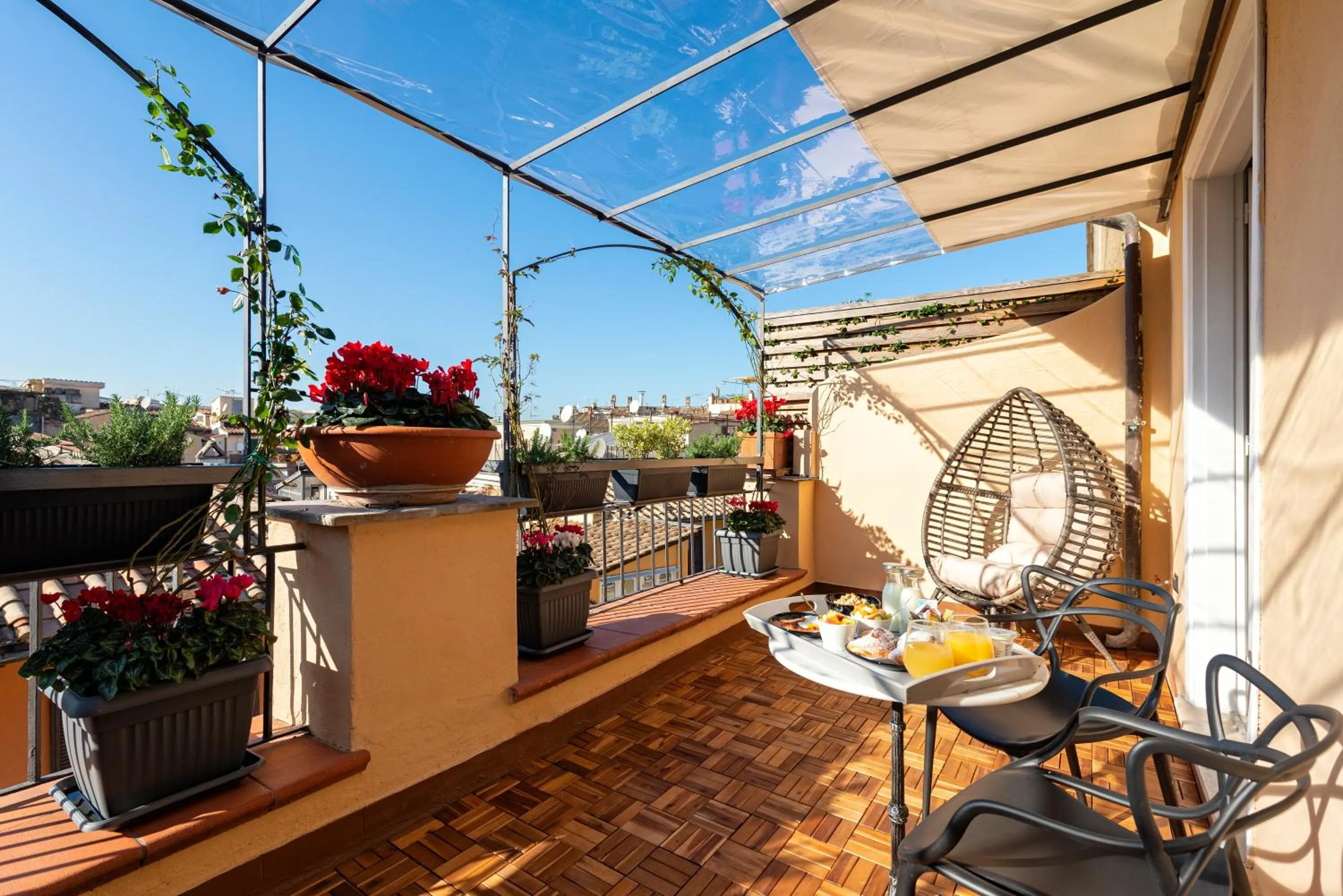Balcony/Terrace in Ara di Marte Suites