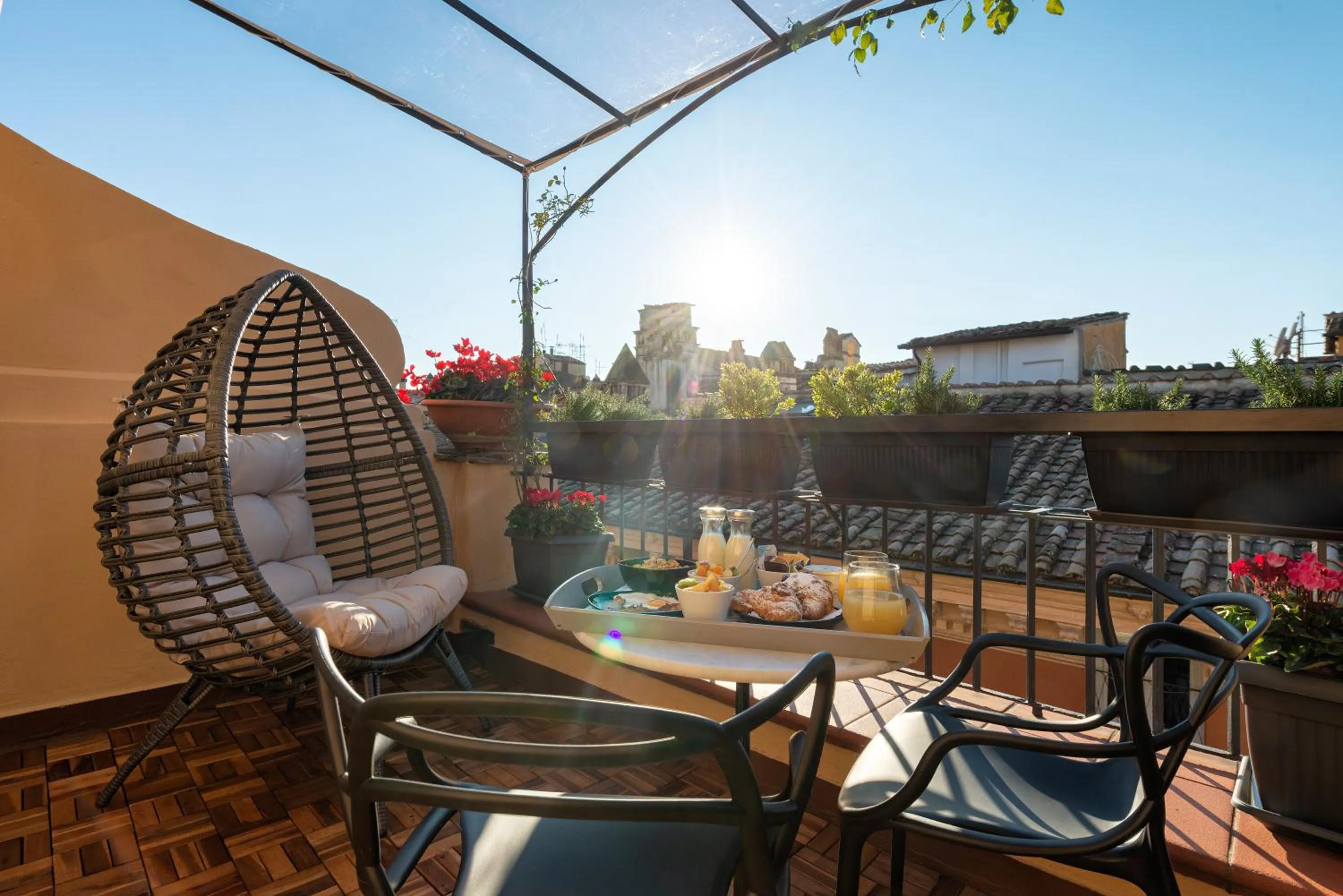 Balcony/Terrace in Ara di Marte Suites