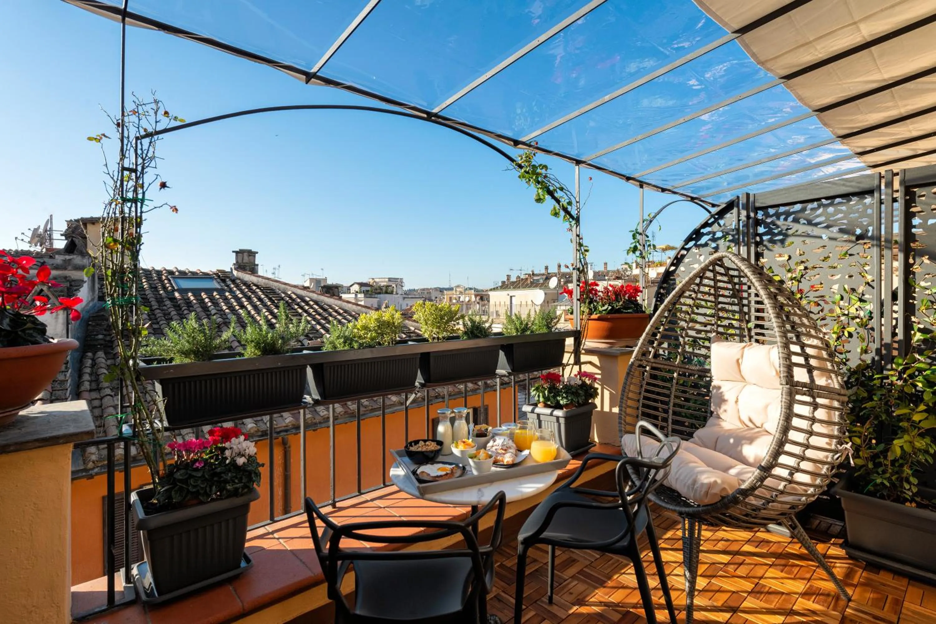 Balcony/Terrace in Ara di Marte Suites