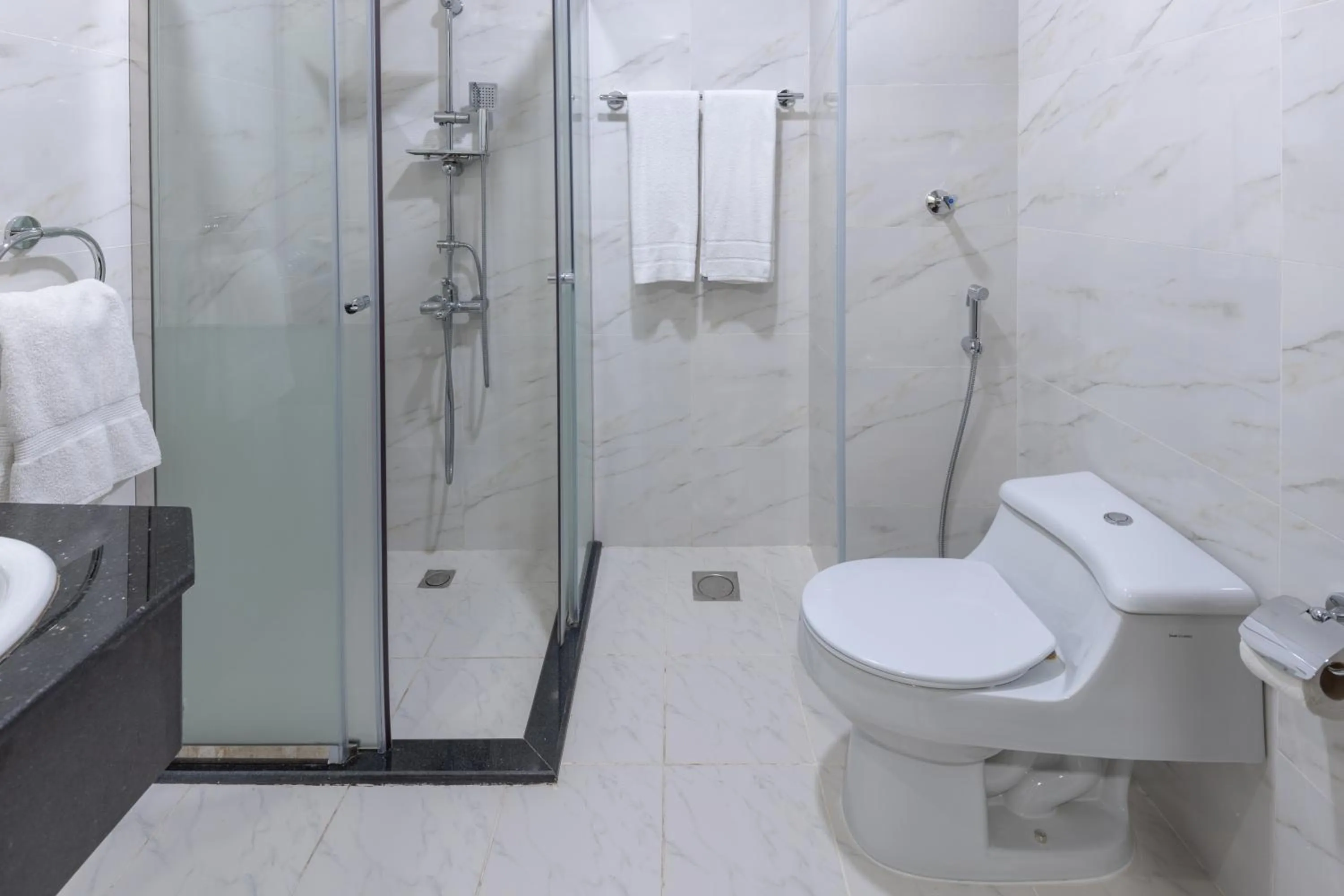 Shower in Snood Al Dana Hotel