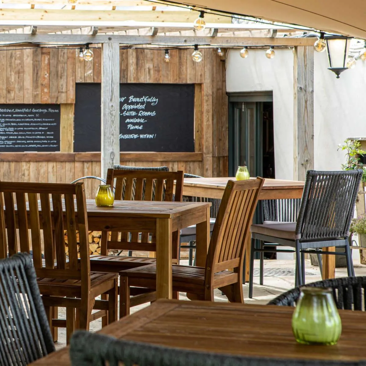 Patio in The Three Swallows Cley