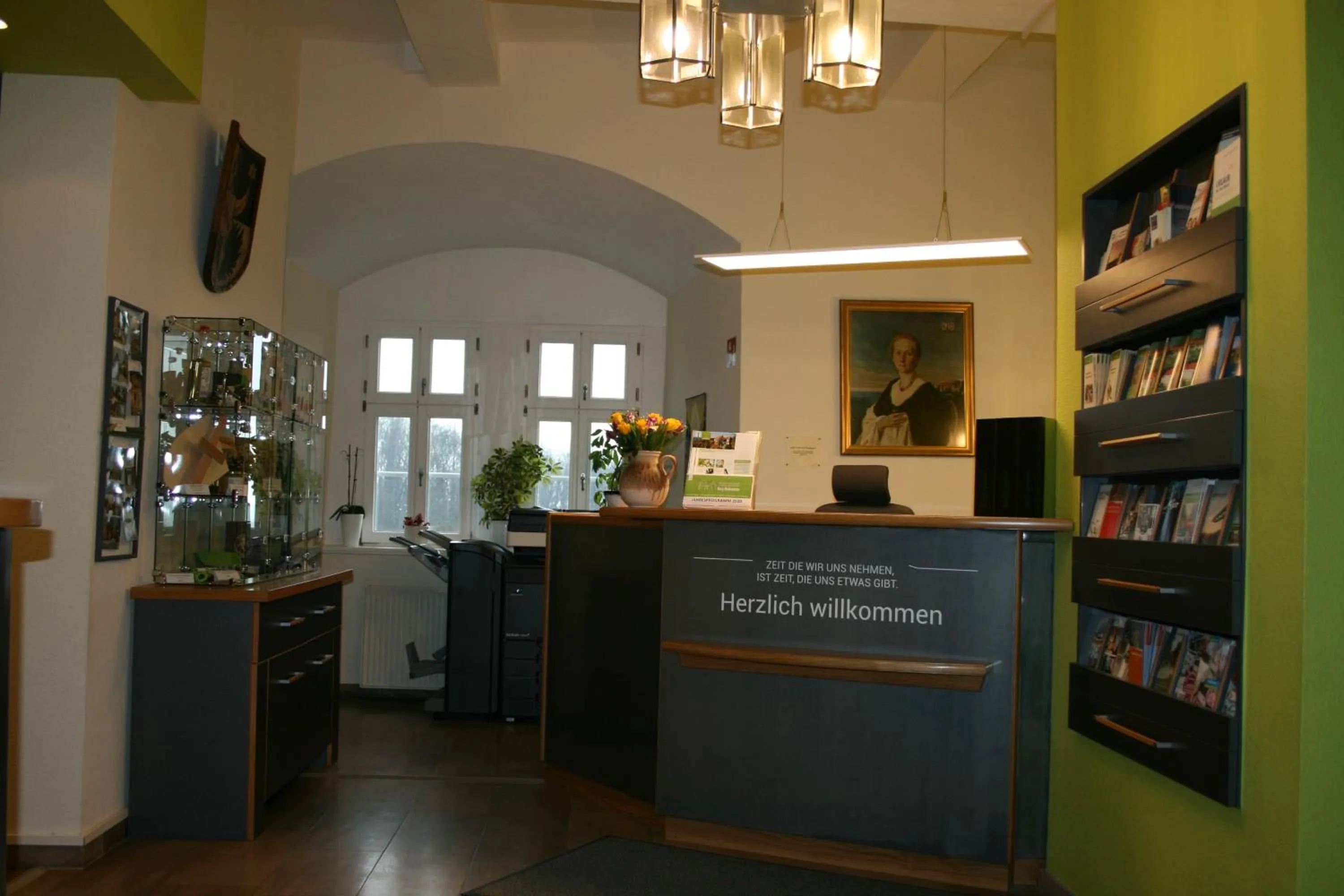 Lobby or reception in Burg Bodenstein