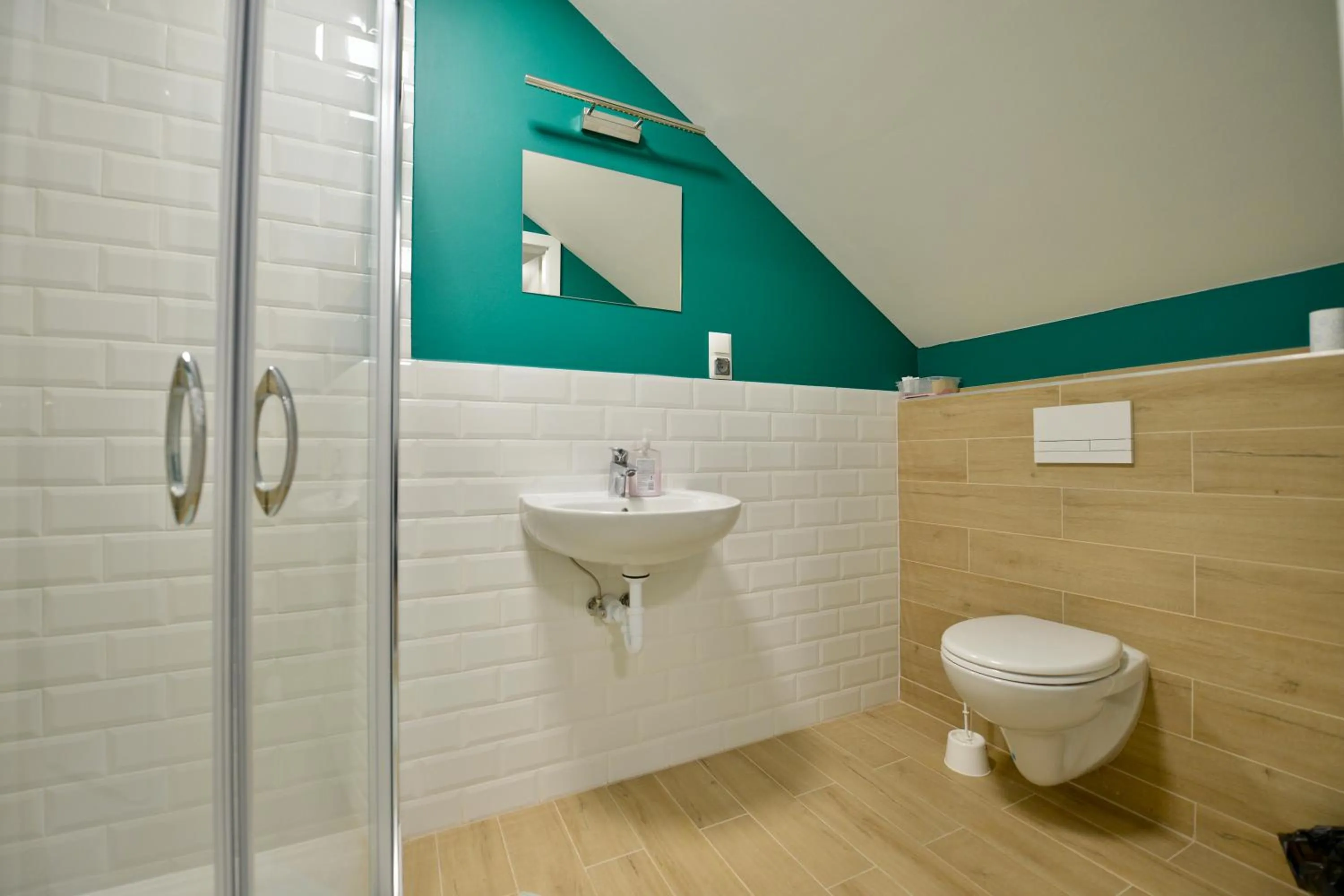 Shower in Pokoje Gościnne u Klimosza