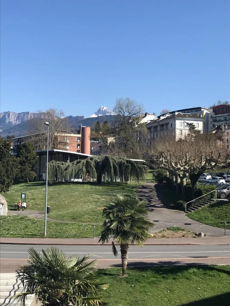 Mountain view in The Originals Boutique, Hôtel Alizé, Évian-les-Bains