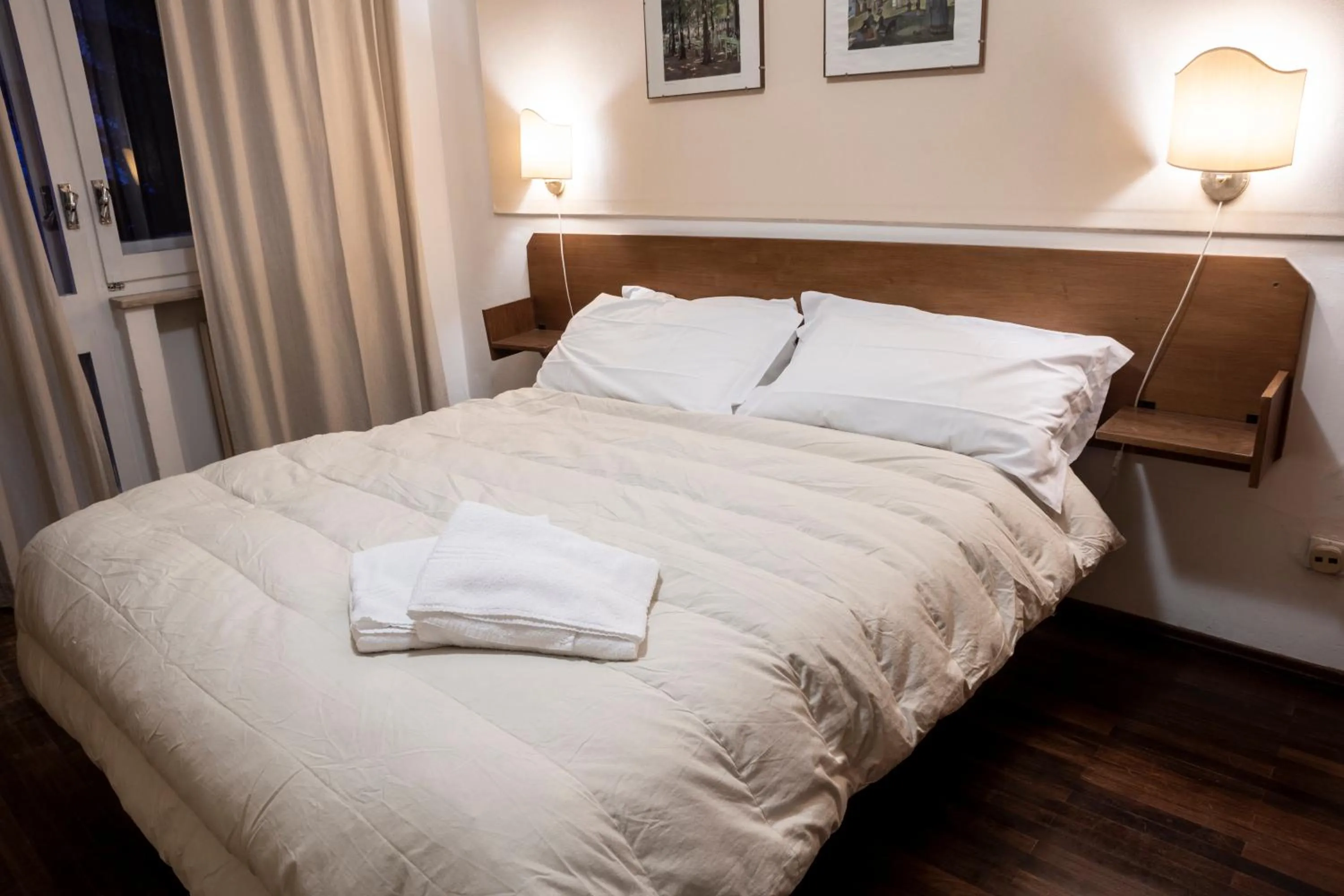 Bed in Hotel Hermitage