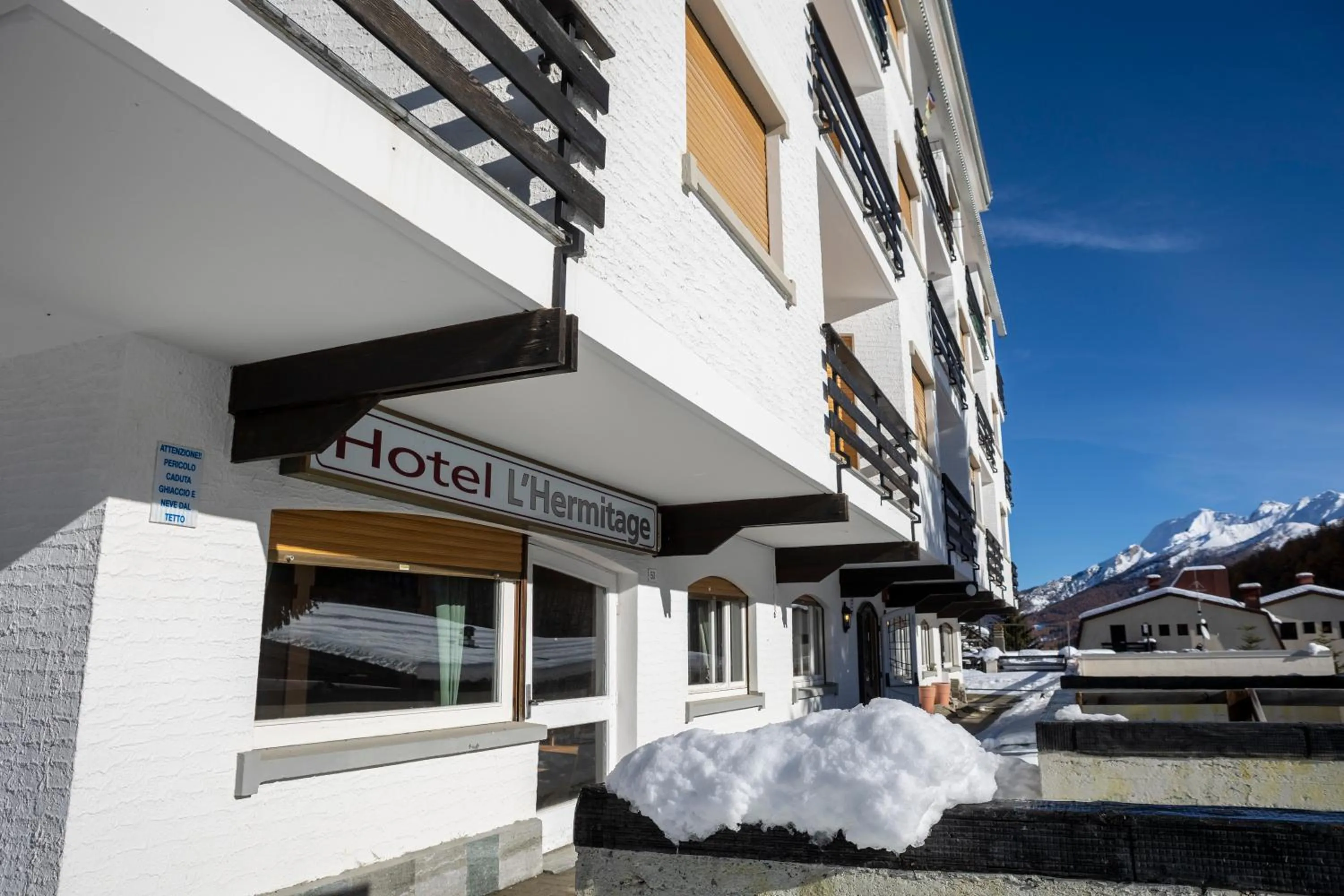 Facade/entrance in Hotel Hermitage