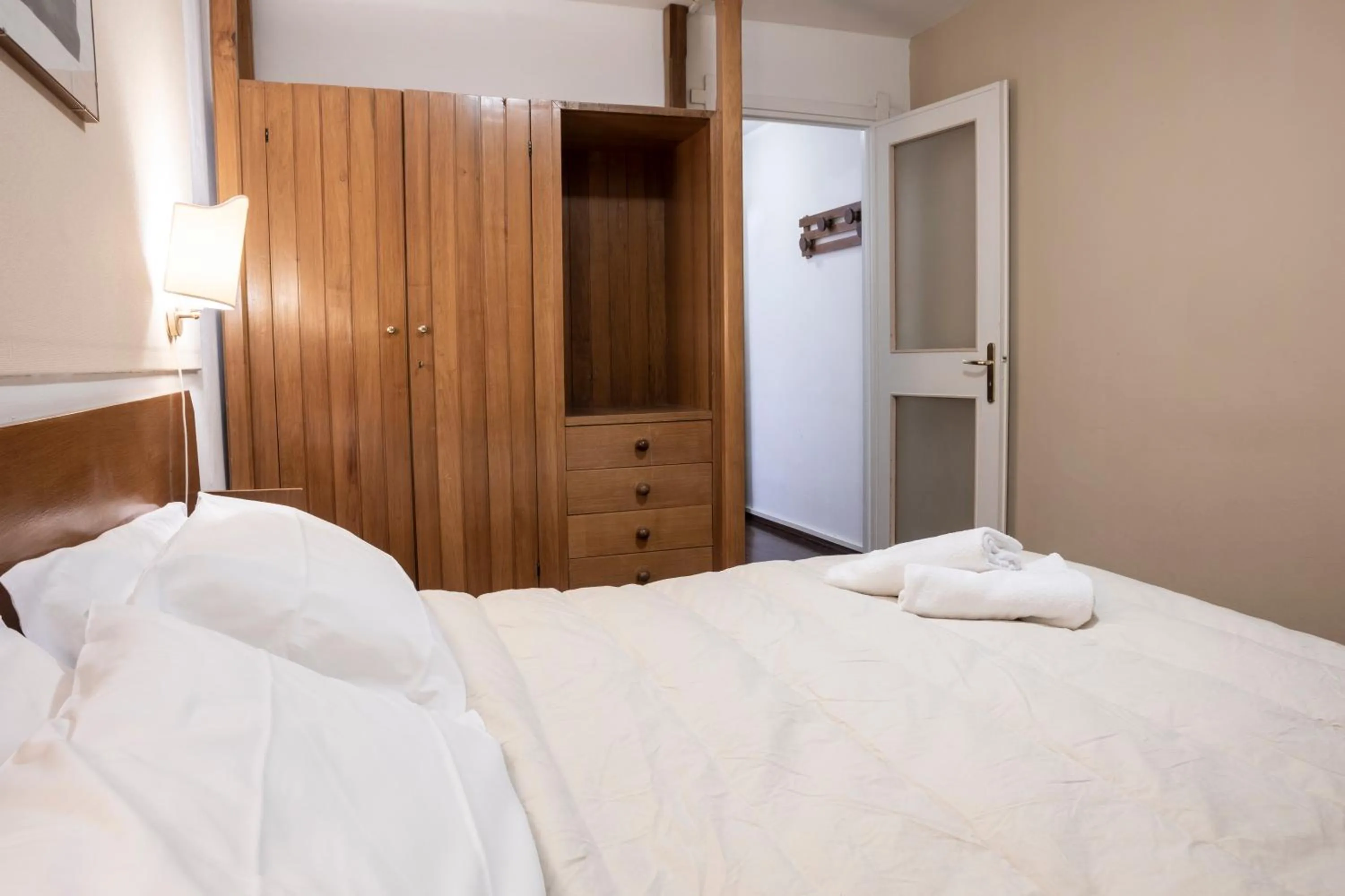 Bed in Hotel Hermitage