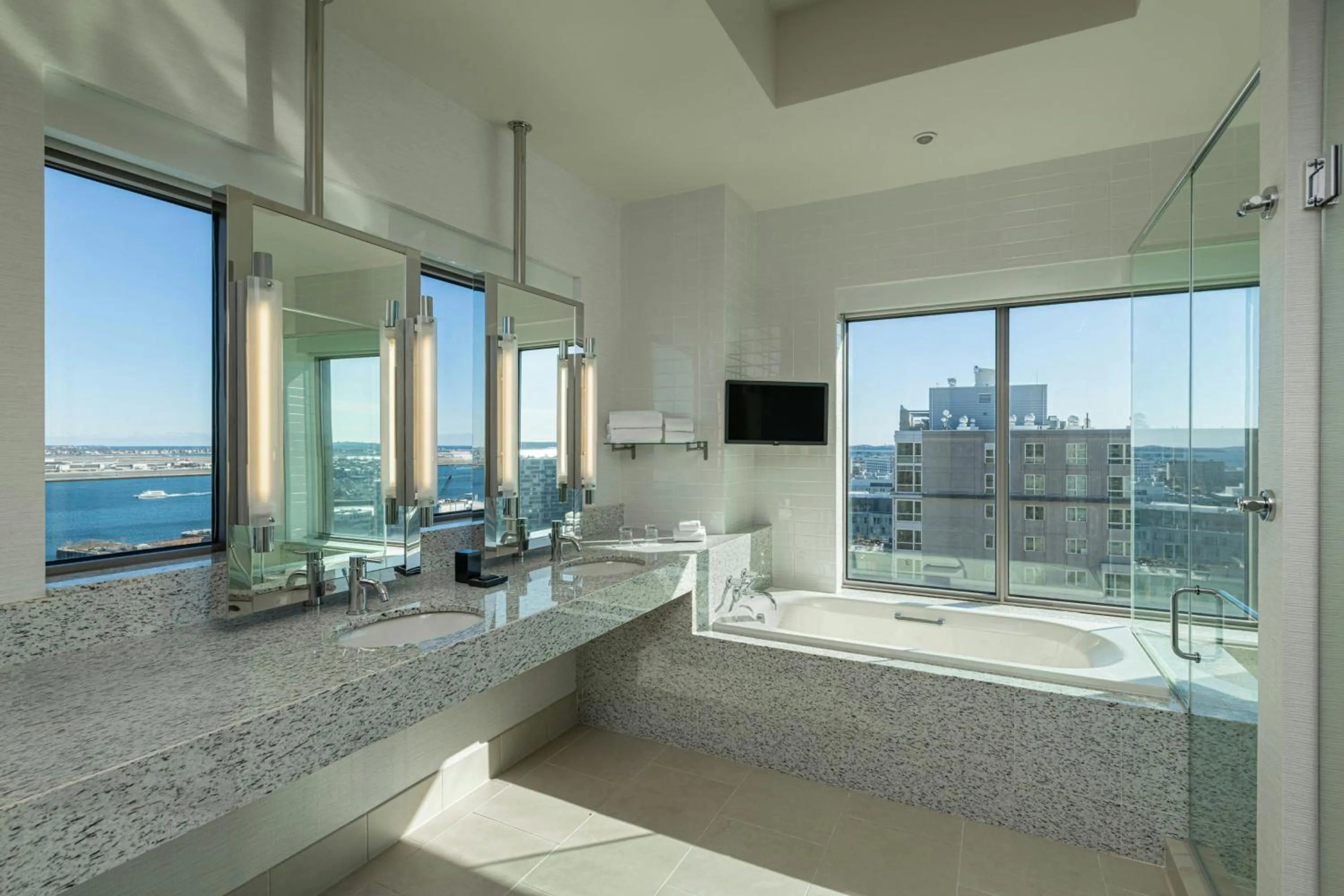 Bathroom in Renaissance Boston Seaport District