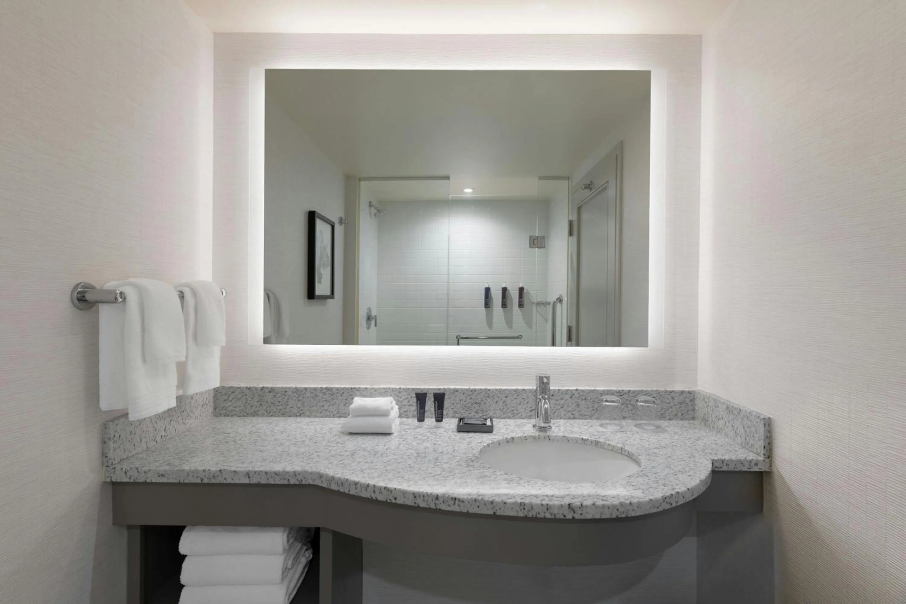 Bathroom in Renaissance Boston Seaport District