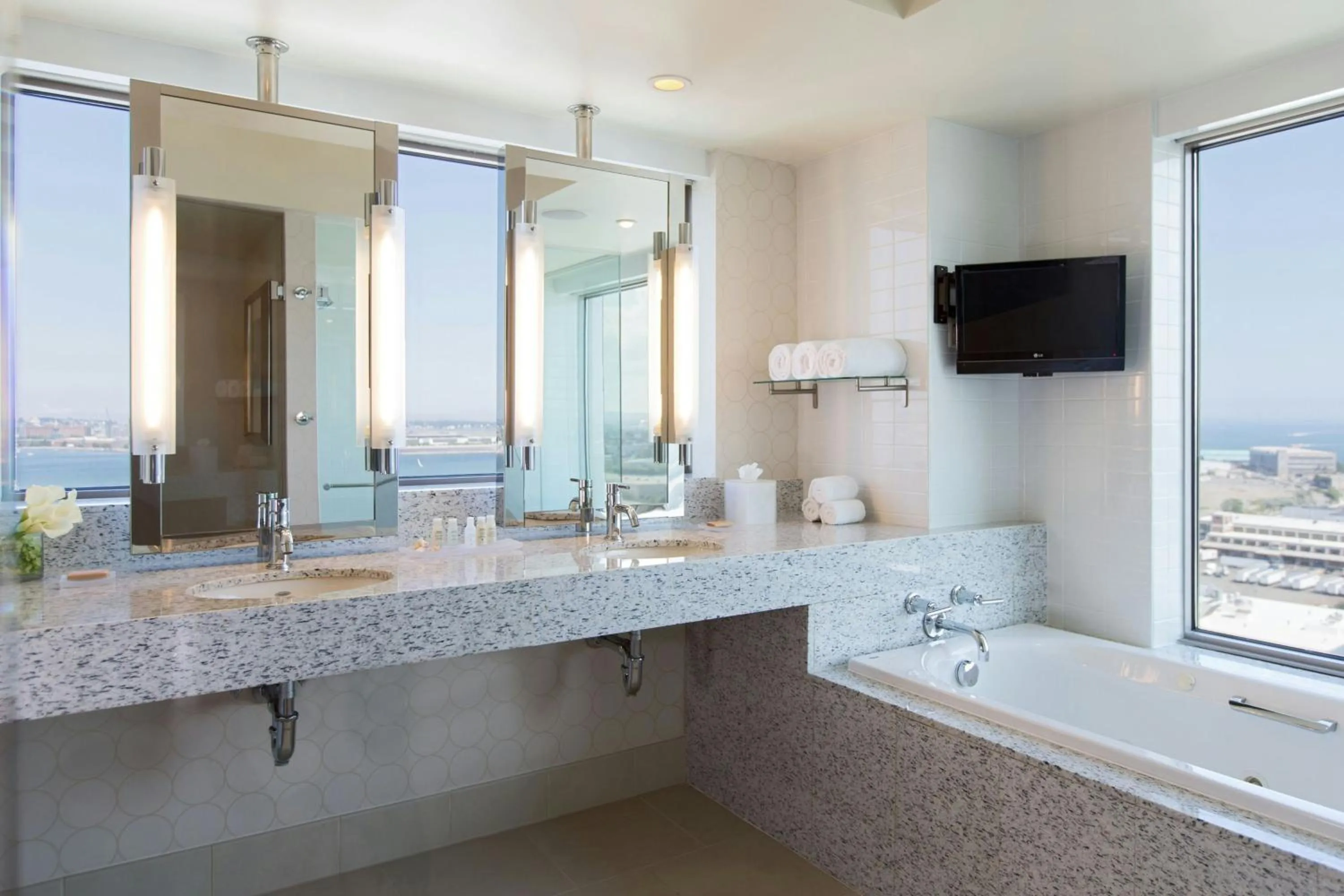 Bathroom in Renaissance Boston Seaport District