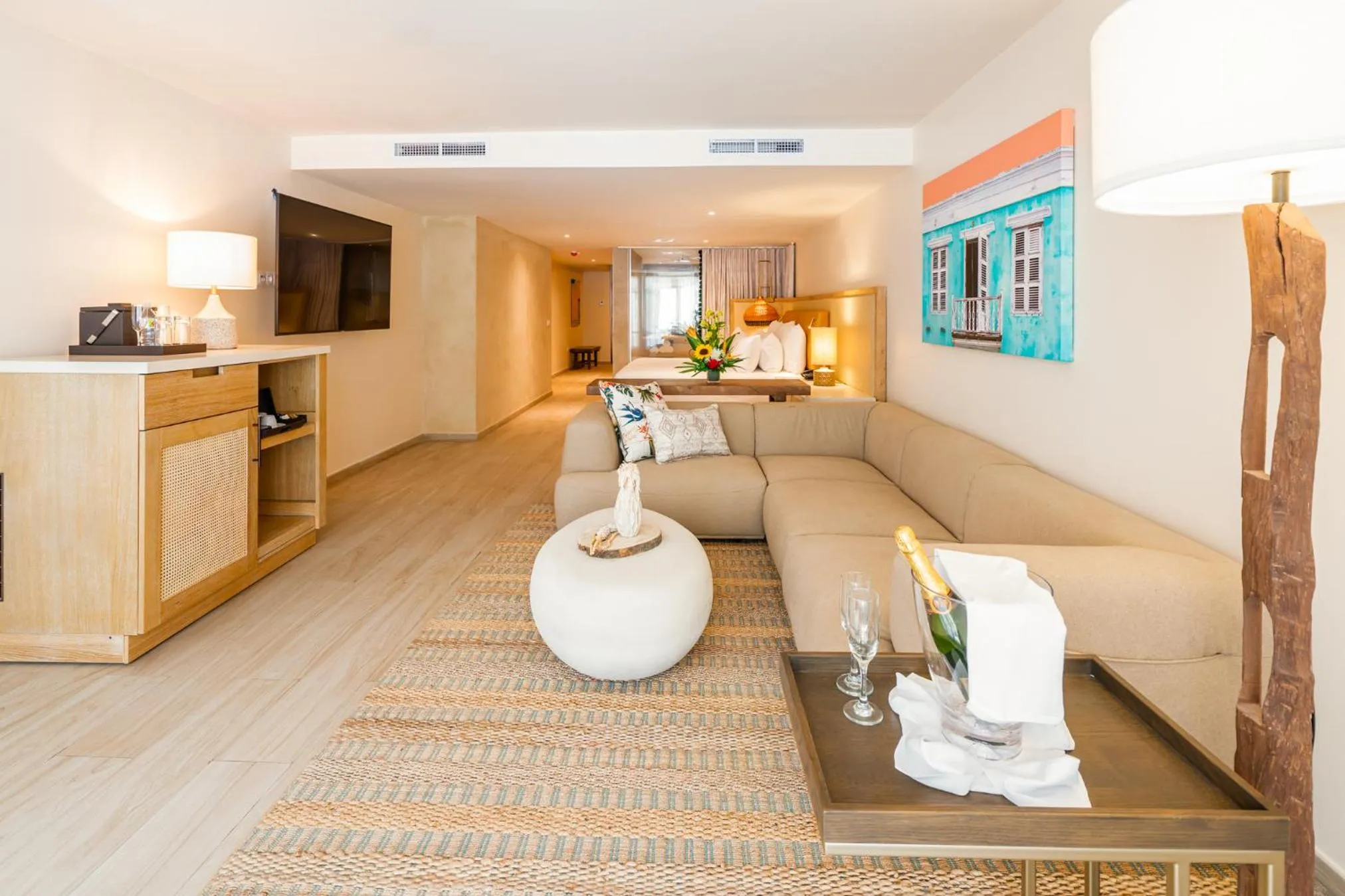 Living room in Zoetry Curacao