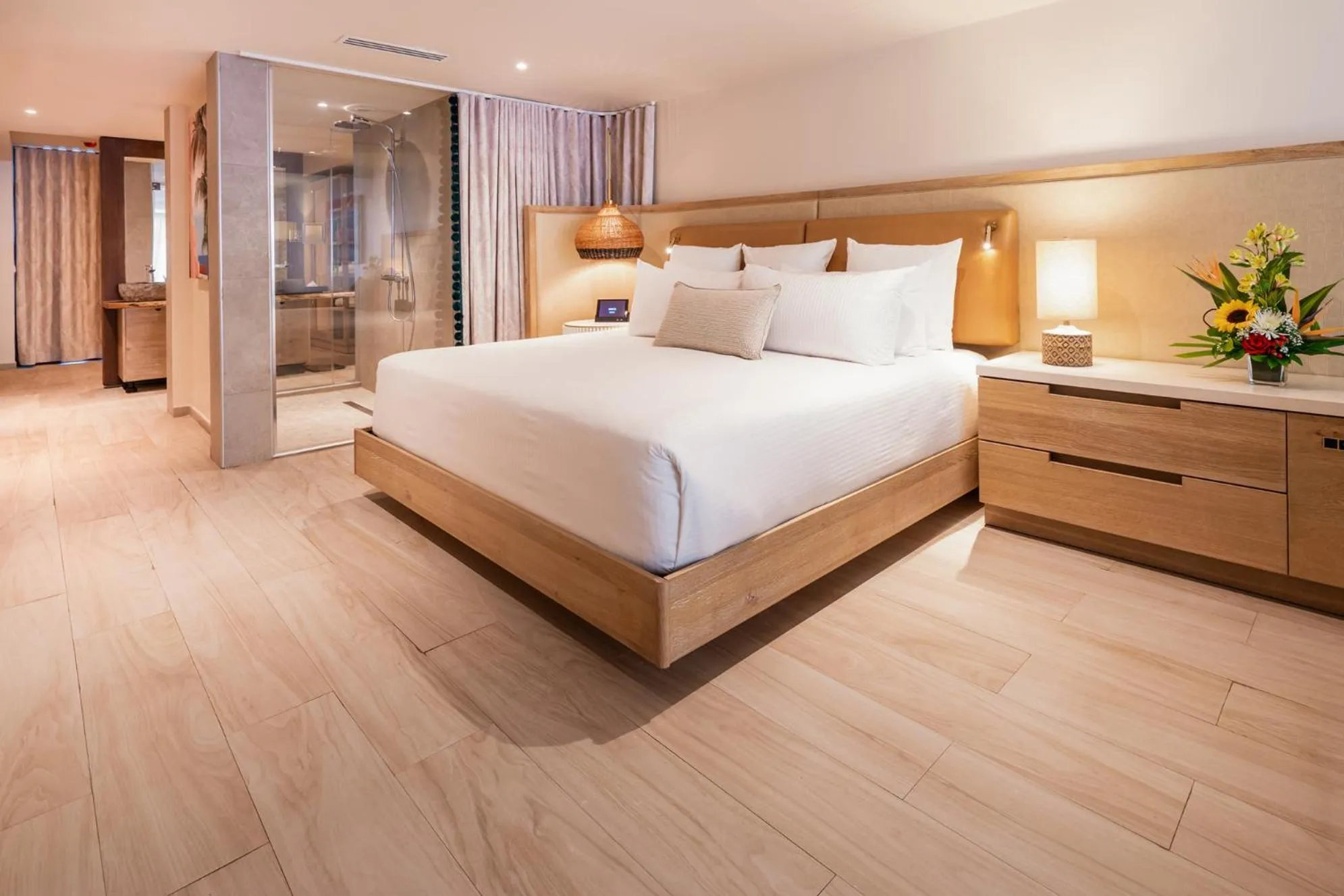 Bed in Zoetry Curacao