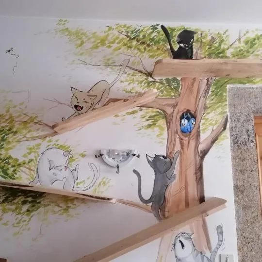 Decorative detail in Albergo Alle Alpi