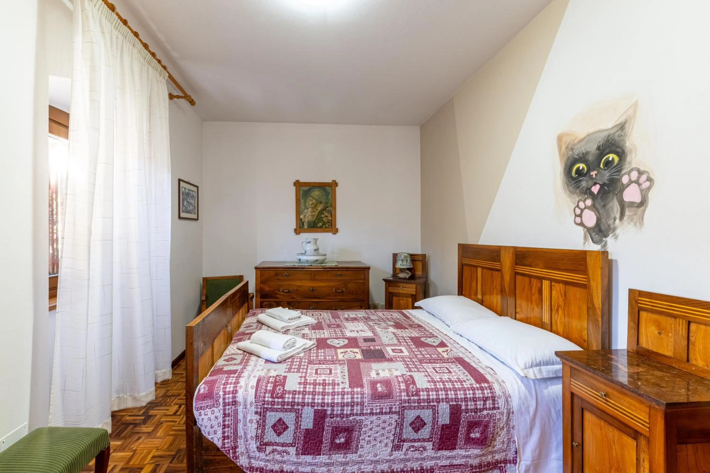 Bedroom, Bed in Albergo Alle Alpi