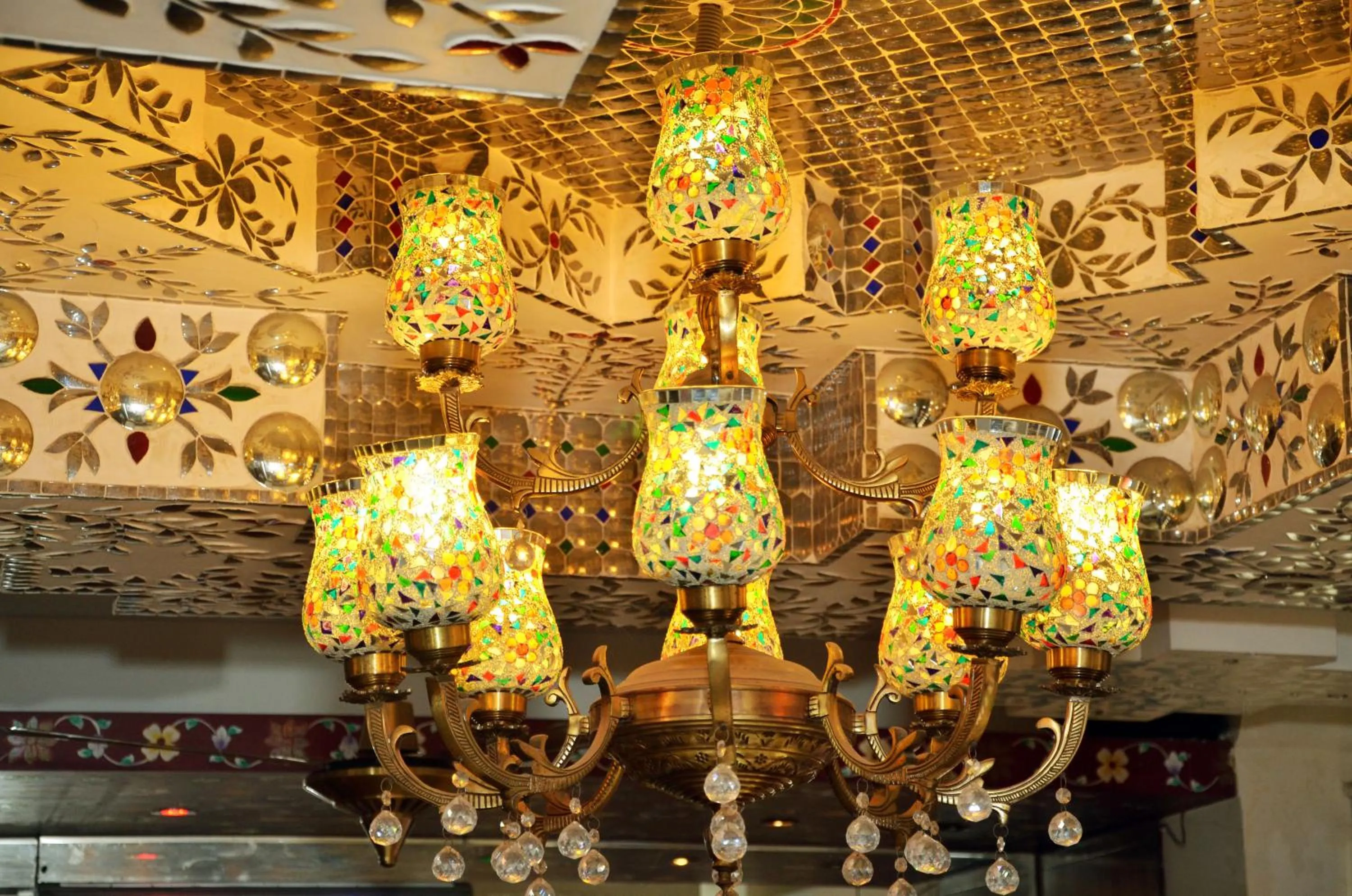 Decorative detail in Rajputana Haveli - Jaipur