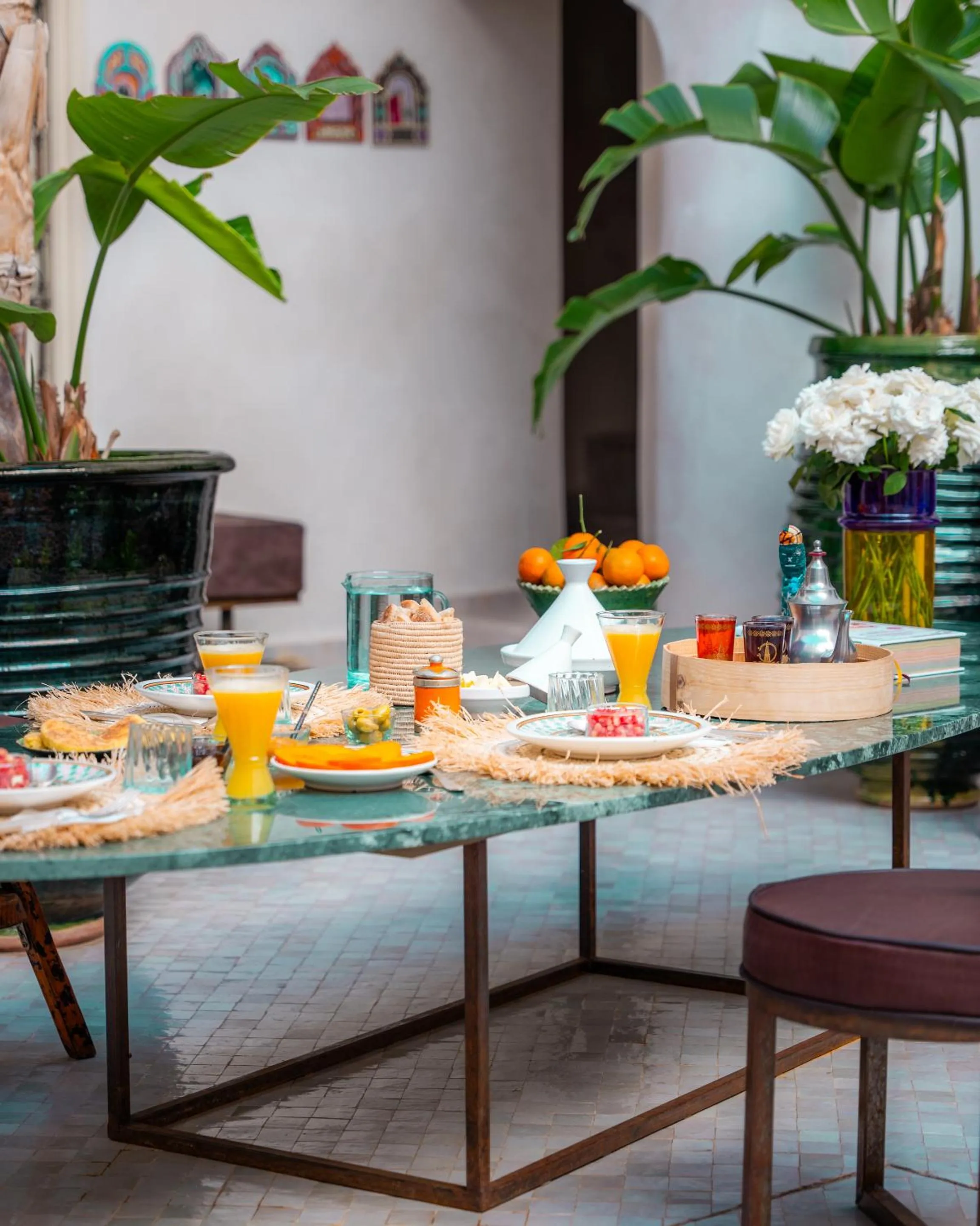 Dining area in Riad La Lumière d'Étoile